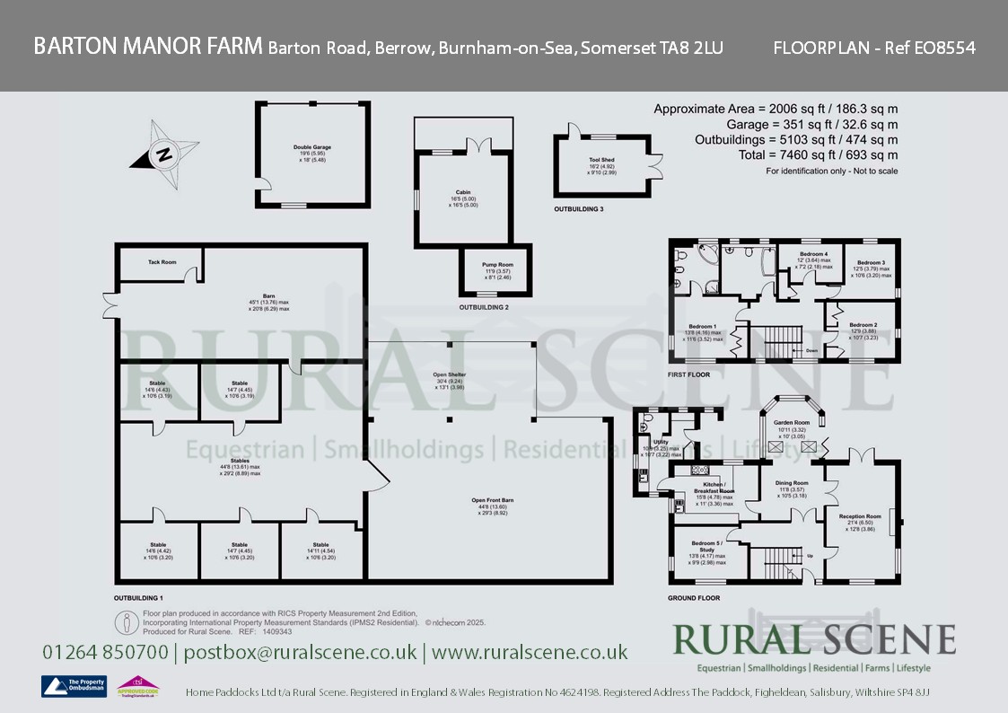 BARTON MANOR FARM, Barton Road, Berrow, Burnham-on-Sea floorplan