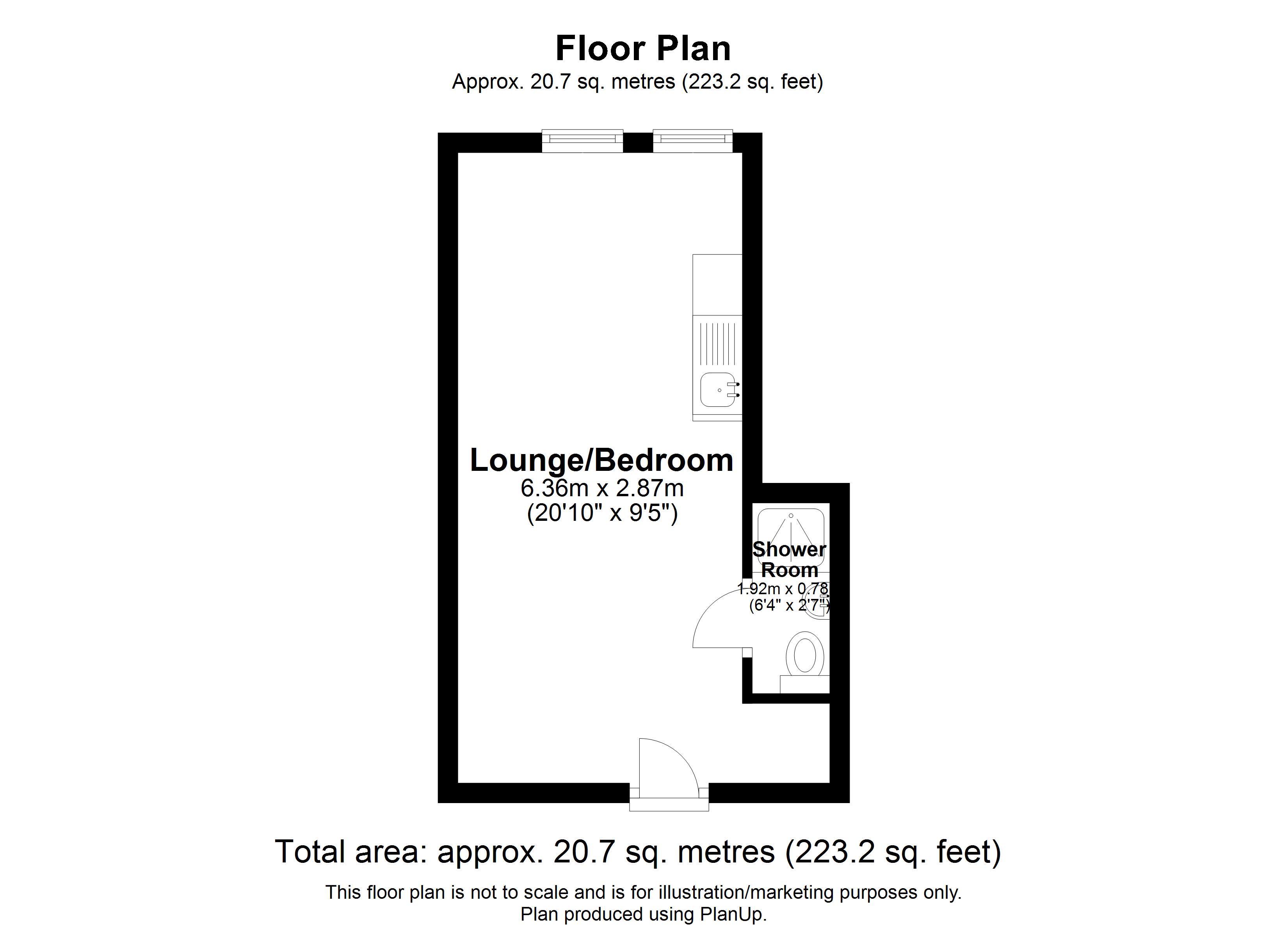 Flat 85 College House, Bridge Road, Birmingham floorplan