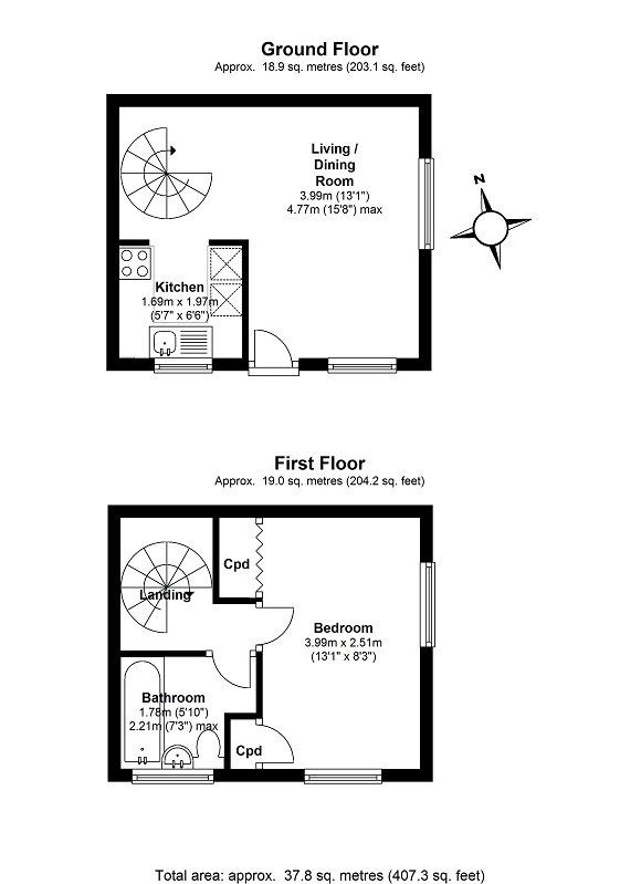 1 Bedrooms  to rent in Bagot Place, Cambridge CB4