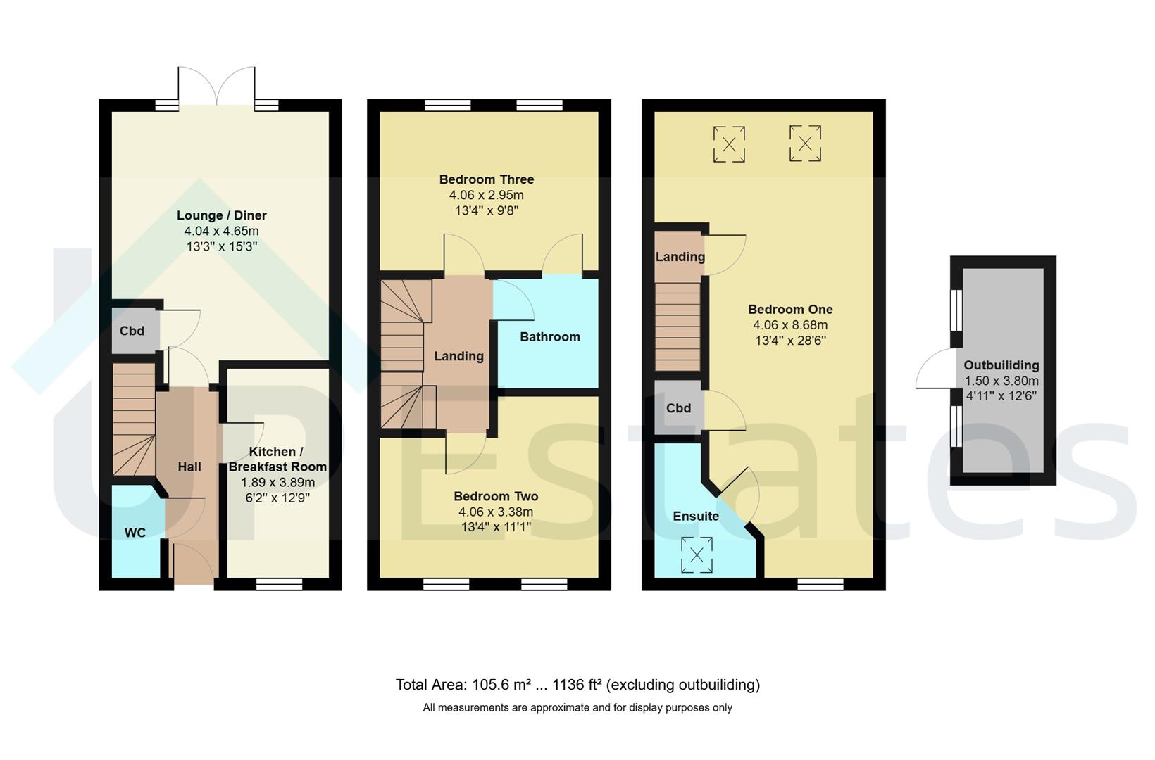 302, Queen Elizabeth Road, Nuneaton floorplan
