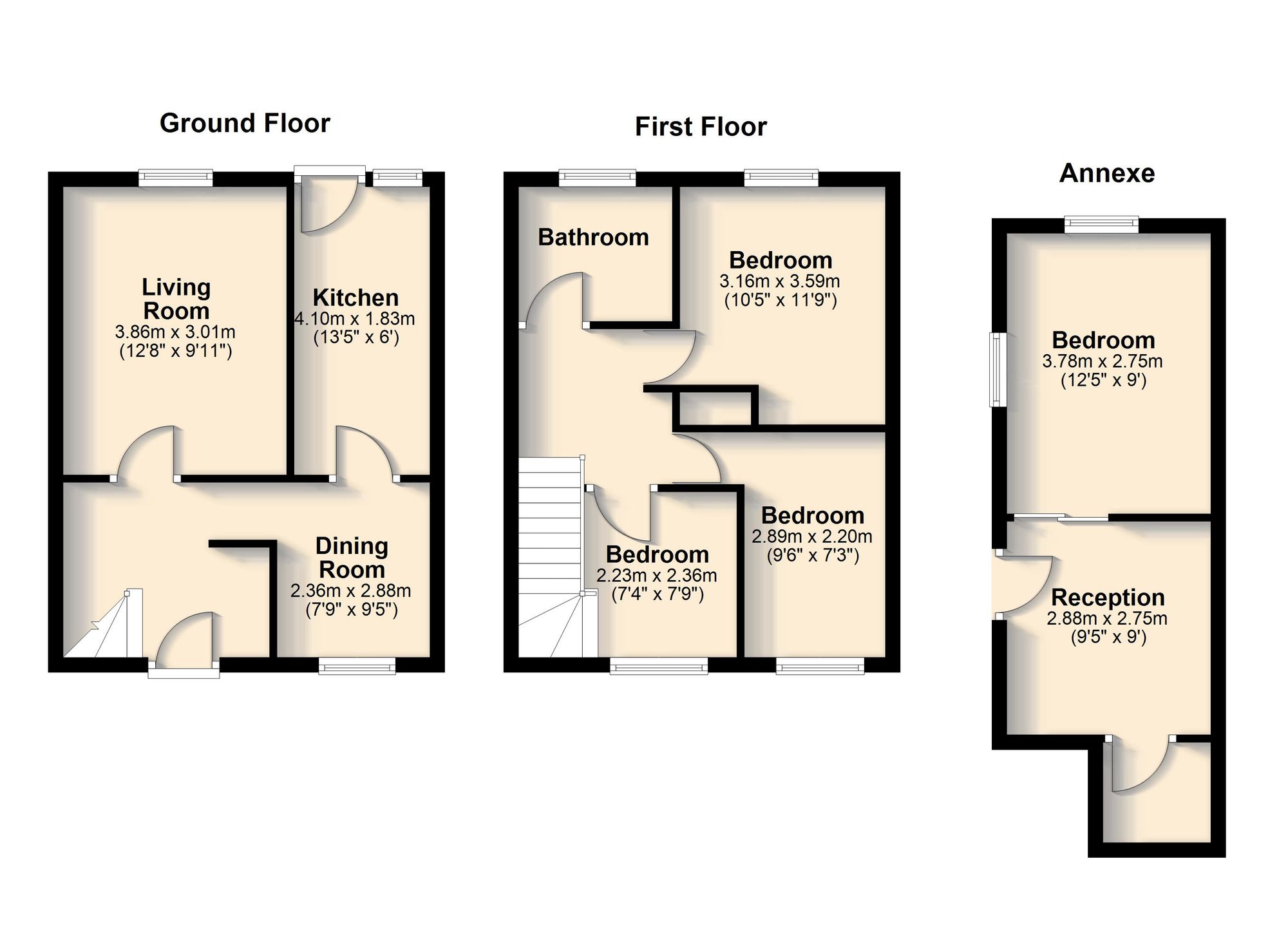 57 Leete Road, Cambridge floorplan