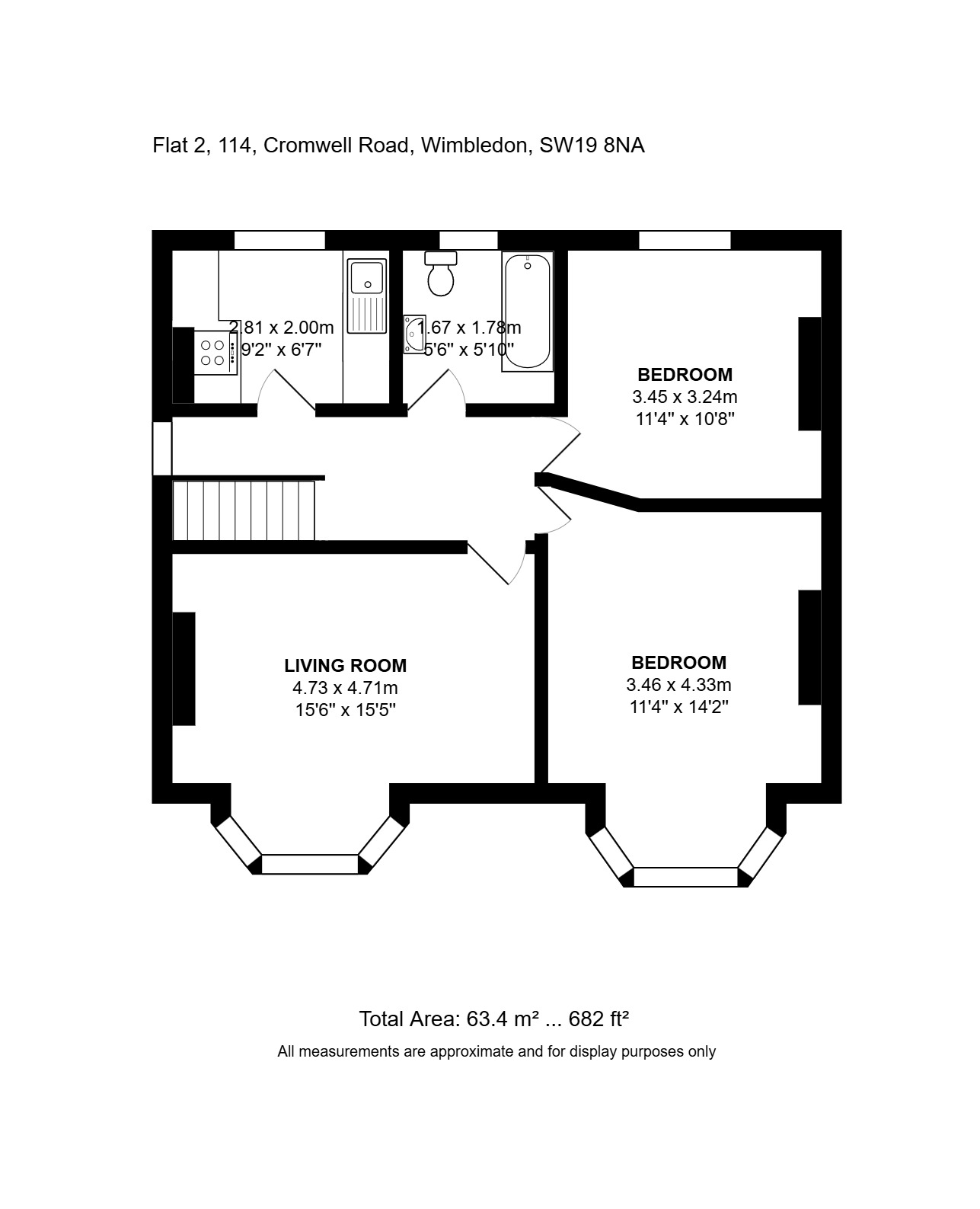 114, Cromwell Road, Wimbledon floorplan