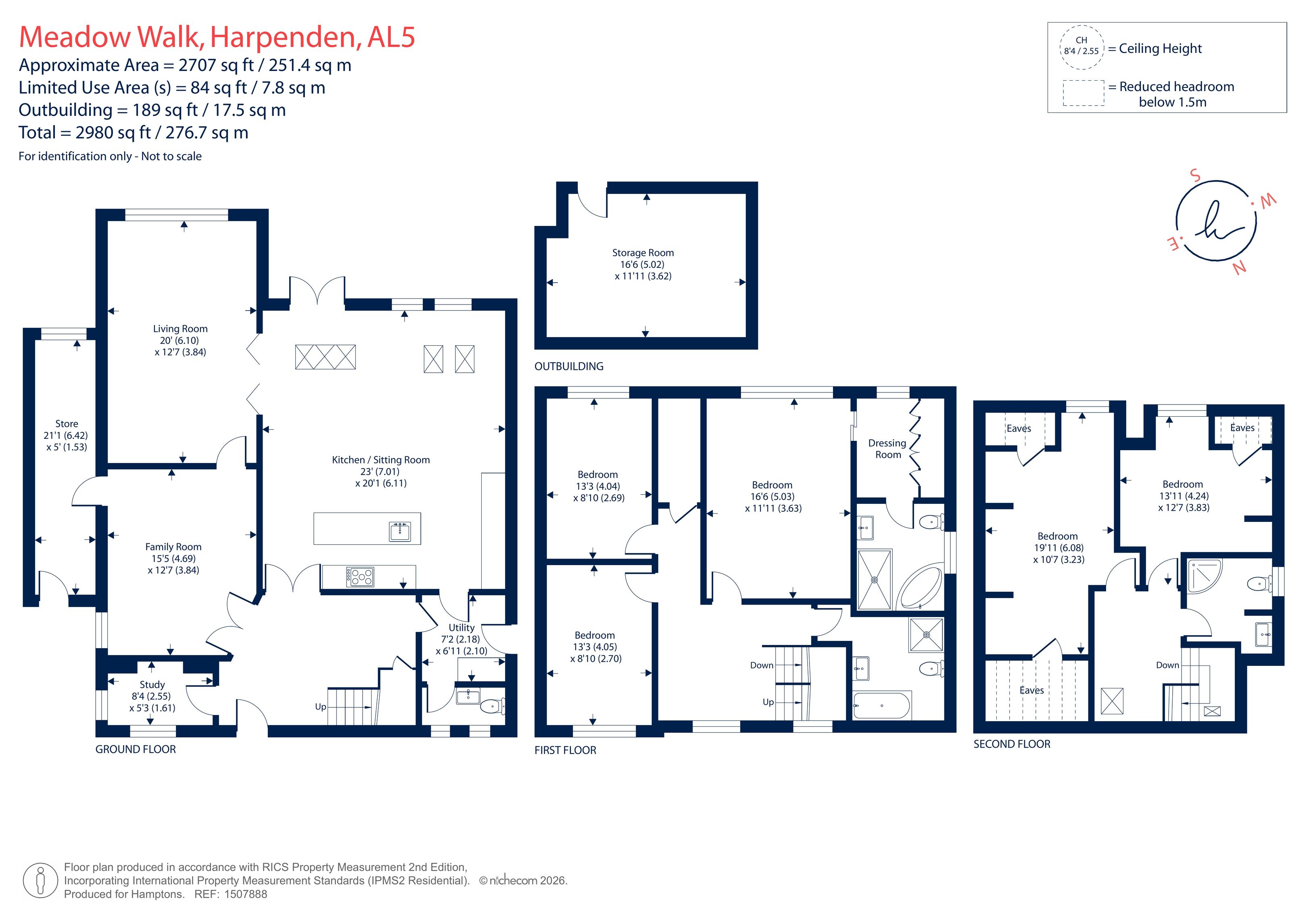 10, Meadow Walk, Harpenden floorplan