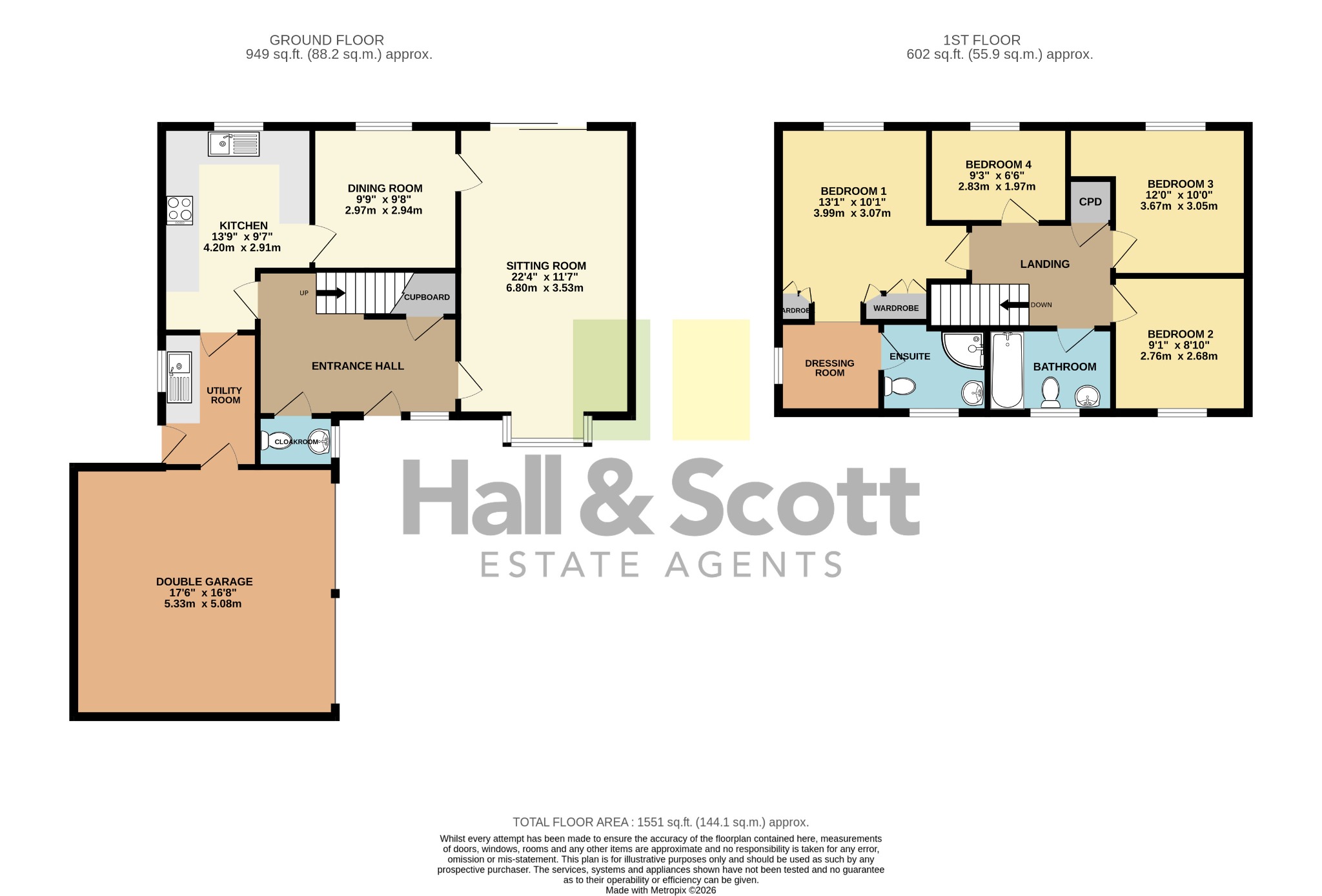 54 Claremont Field, Ottery St Mary floorplan