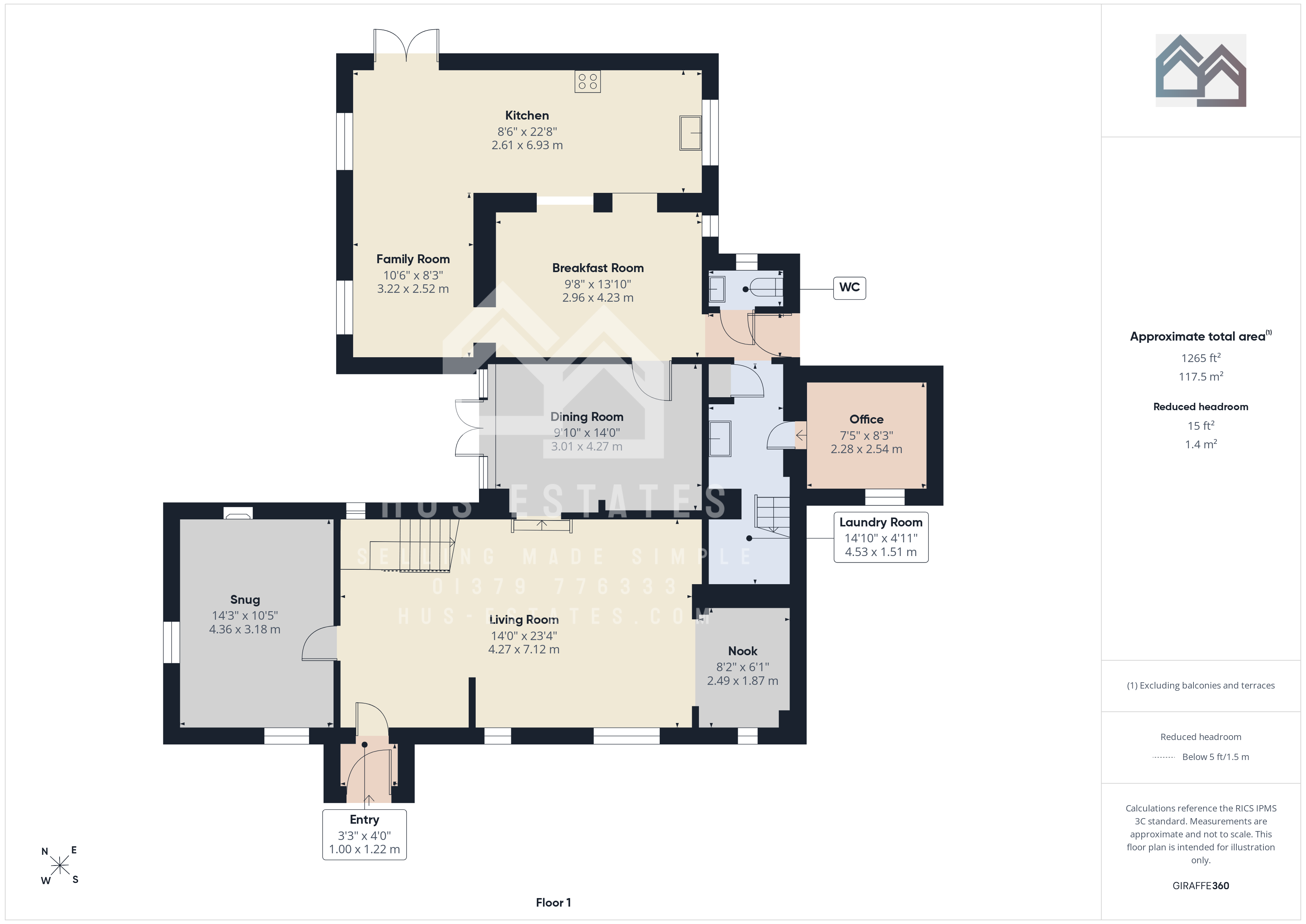 Rose Cottage, Fen Road, Diss floorplan