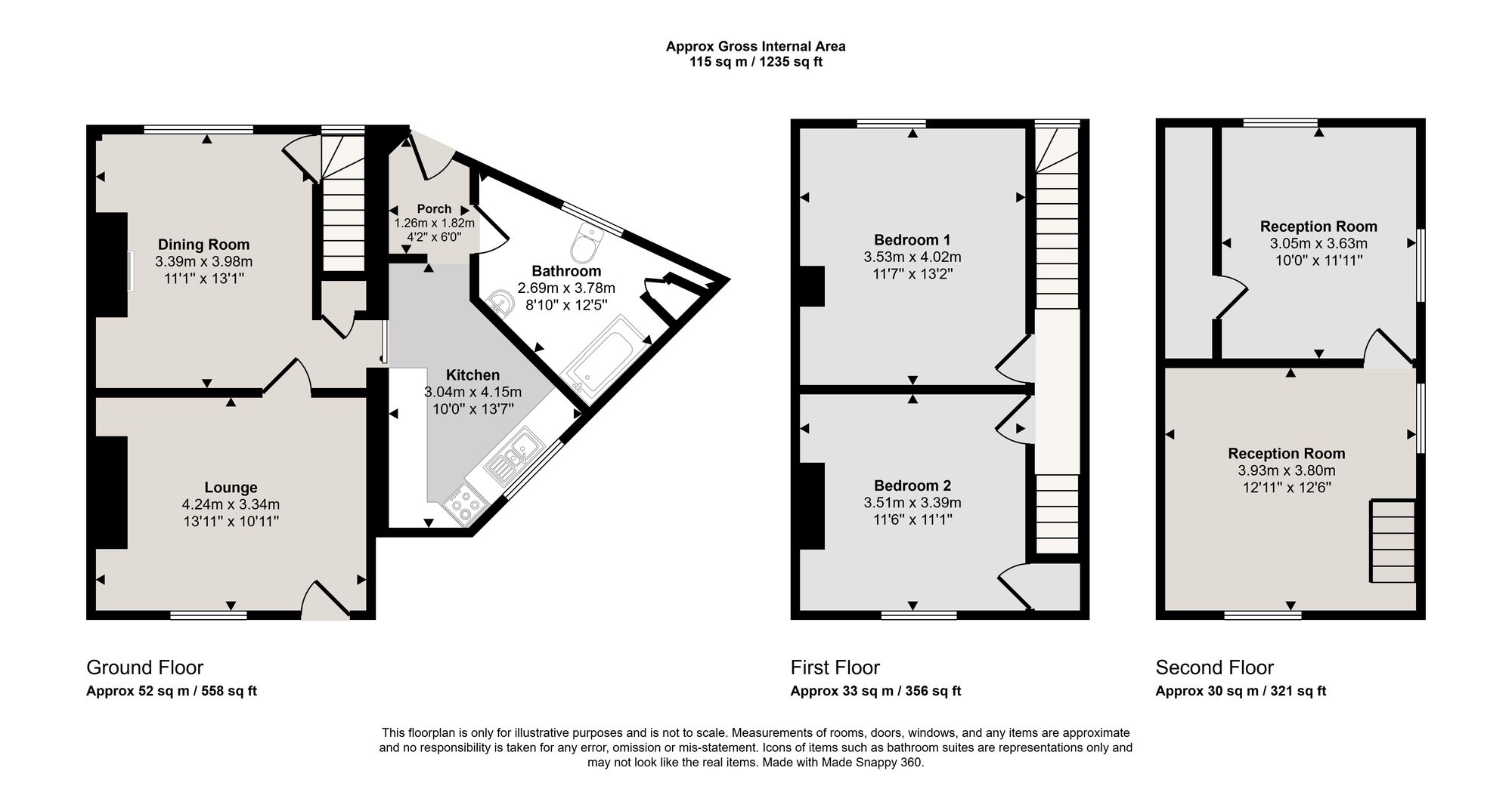 9 Green Lane, Manchester floorplan