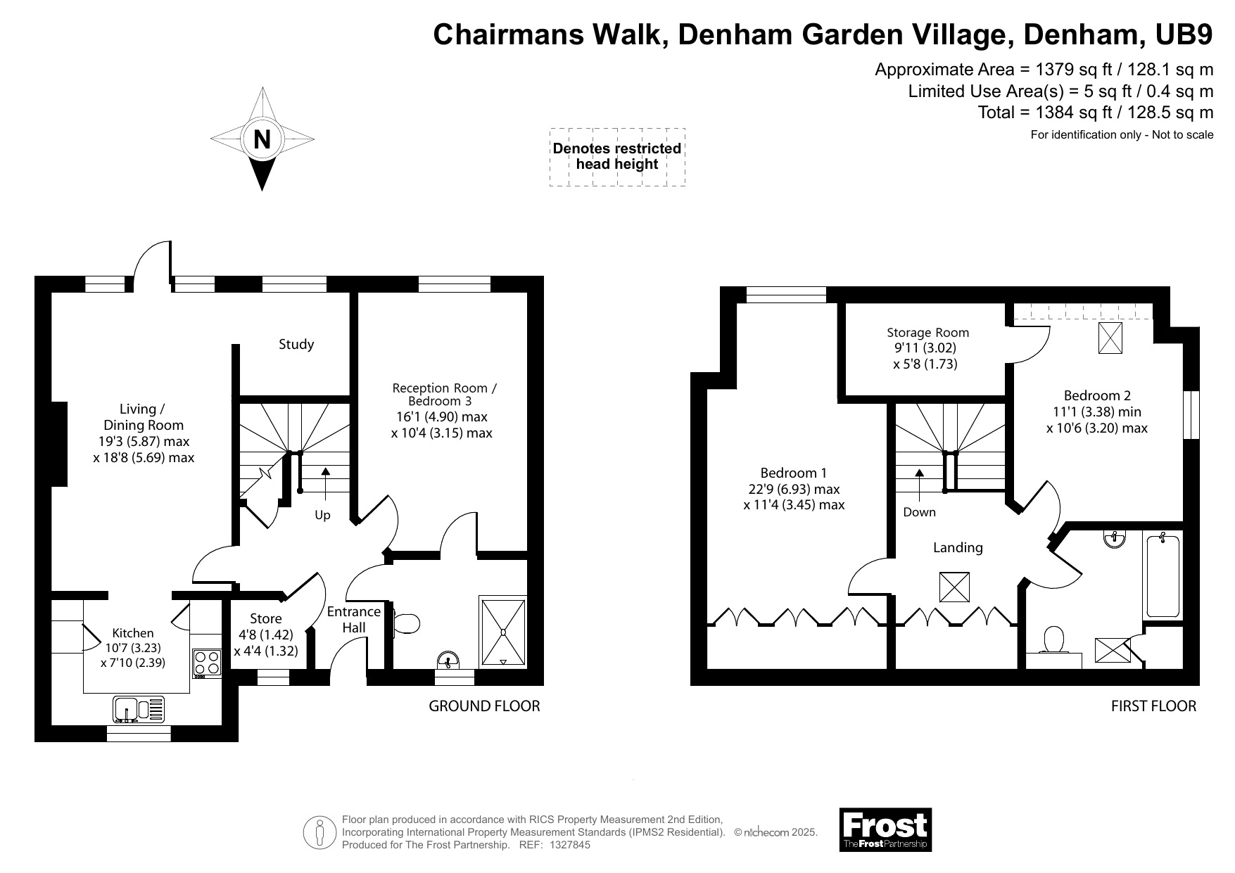 11, Chairmans Walk, Denham floorplan