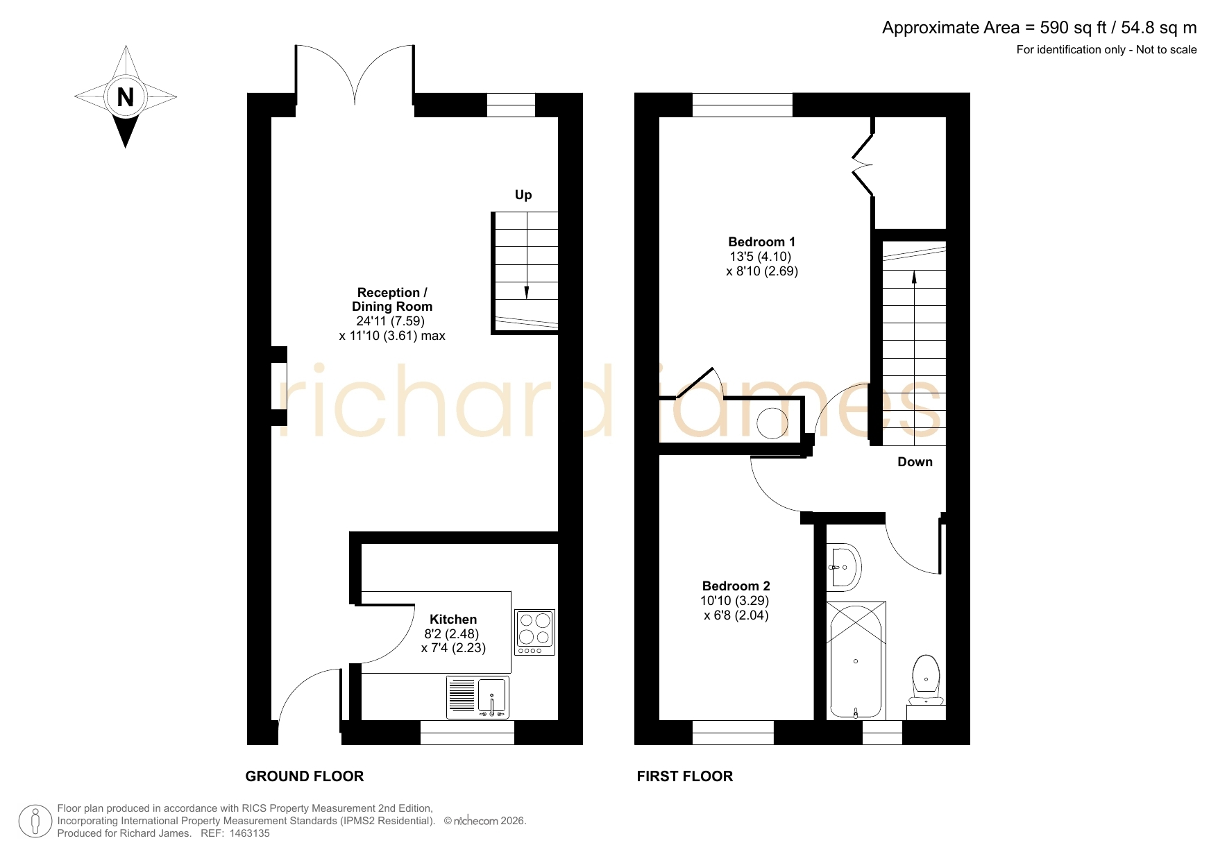 40, Osprey Close, Swindon floorplan