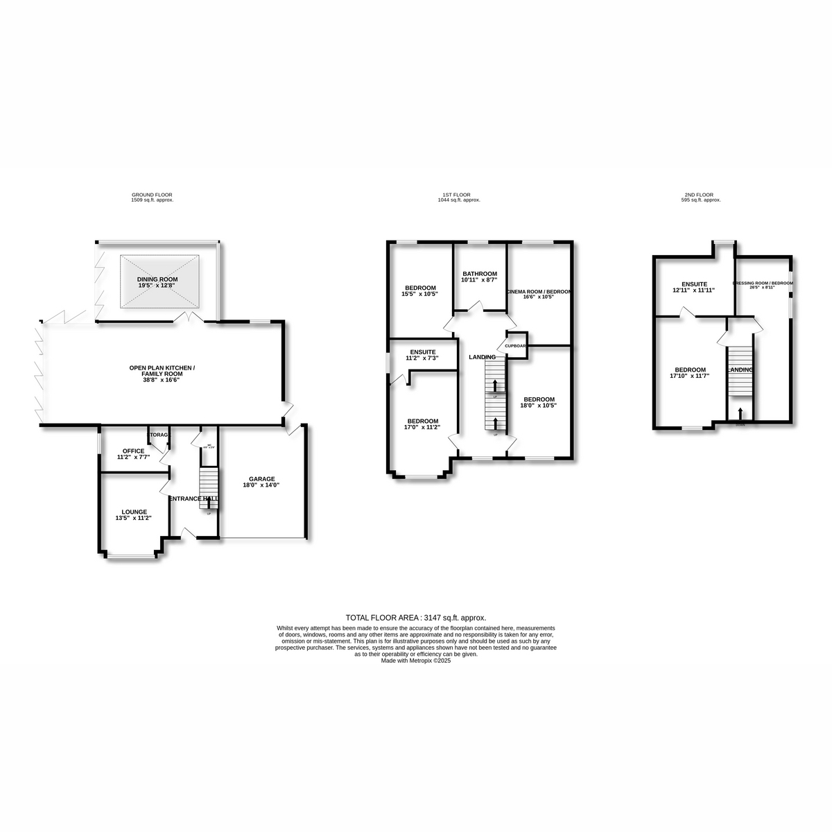 4 Swale Mews, Swale Road, Benfleet floorplan