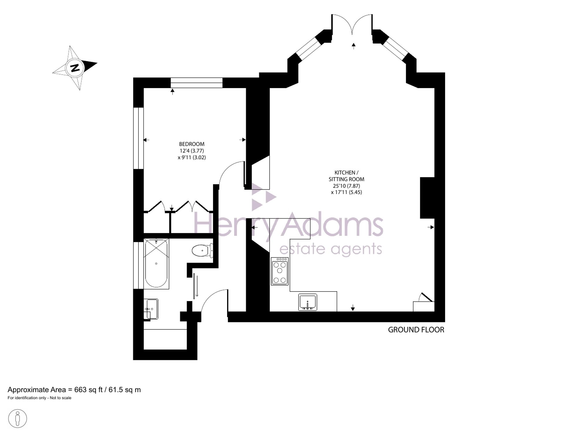 Flat 5, Walton House, Chichester floorplan