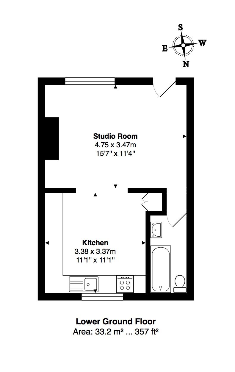 29a Elm Grove, Brighton floorplan