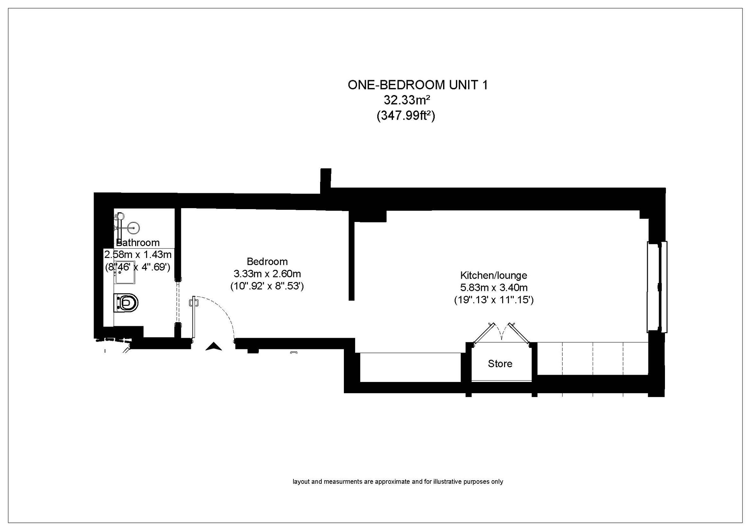 1 Orion House 106 Cranbrook Road,, London floorplan