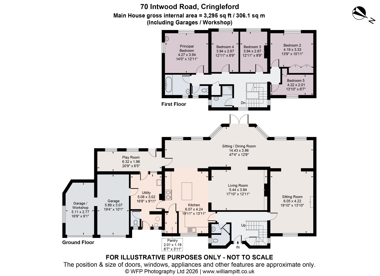 The Oaks, 70, Intwood Road, Norwich floorplan