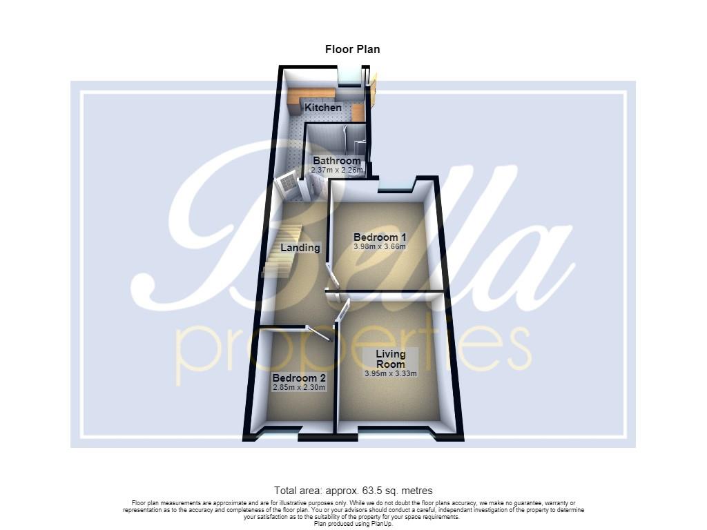Flat B, 200, Frodingham Road, Scunthorpe floorplan