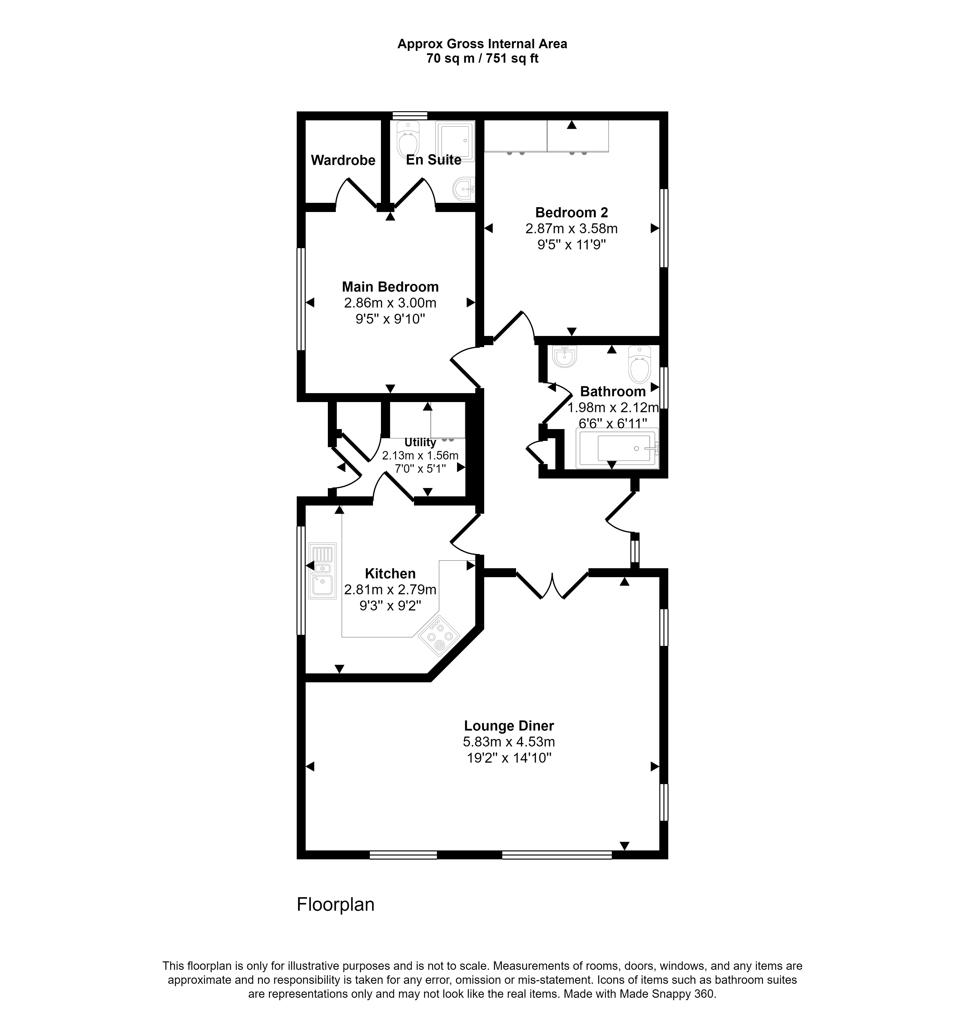Felton, Morpeth NE65, 2 bedroom mobile/park home for sale 64444325