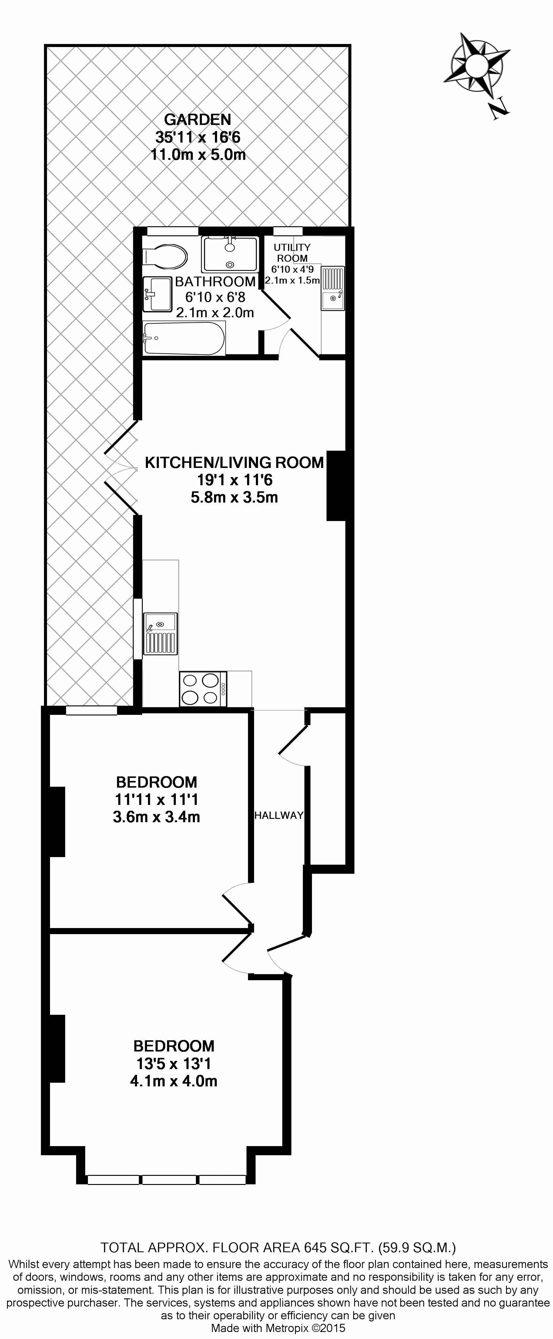 Hazelbourne Road, London floorplan