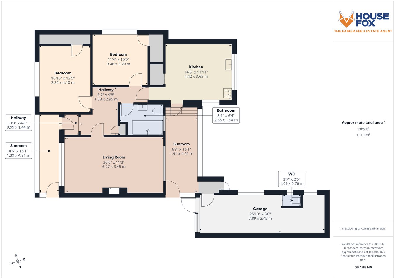 8, Beach Road, Weston-Super-Mare floorplan