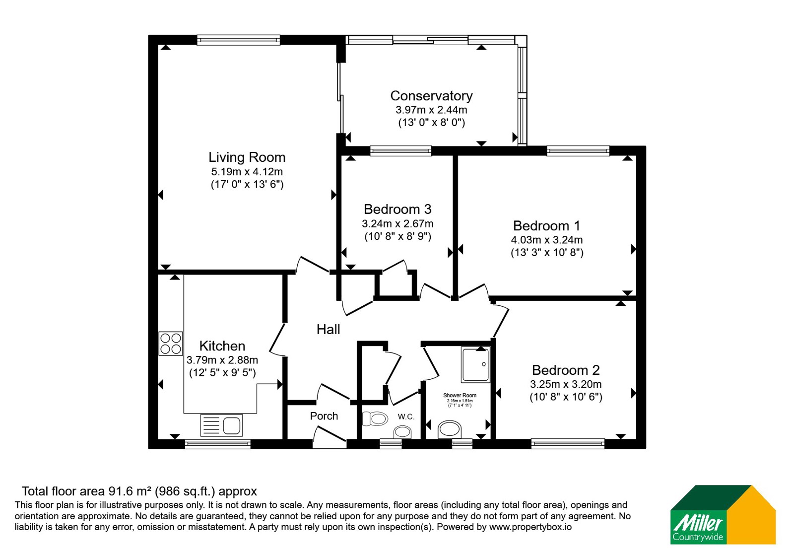 9, Wall Gardens, Hayle floorplan