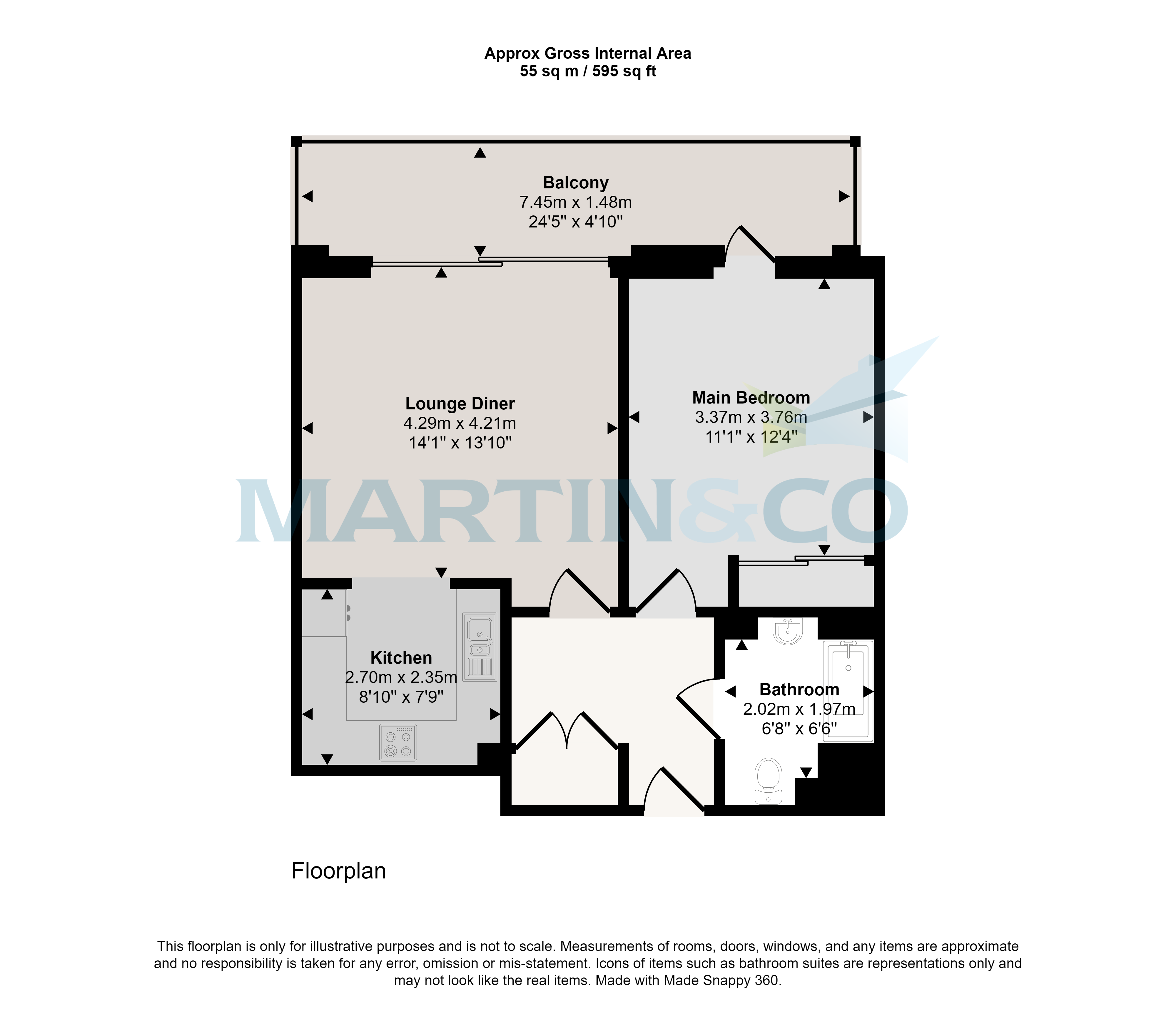 59, Kenmore Place, Ashford floorplan