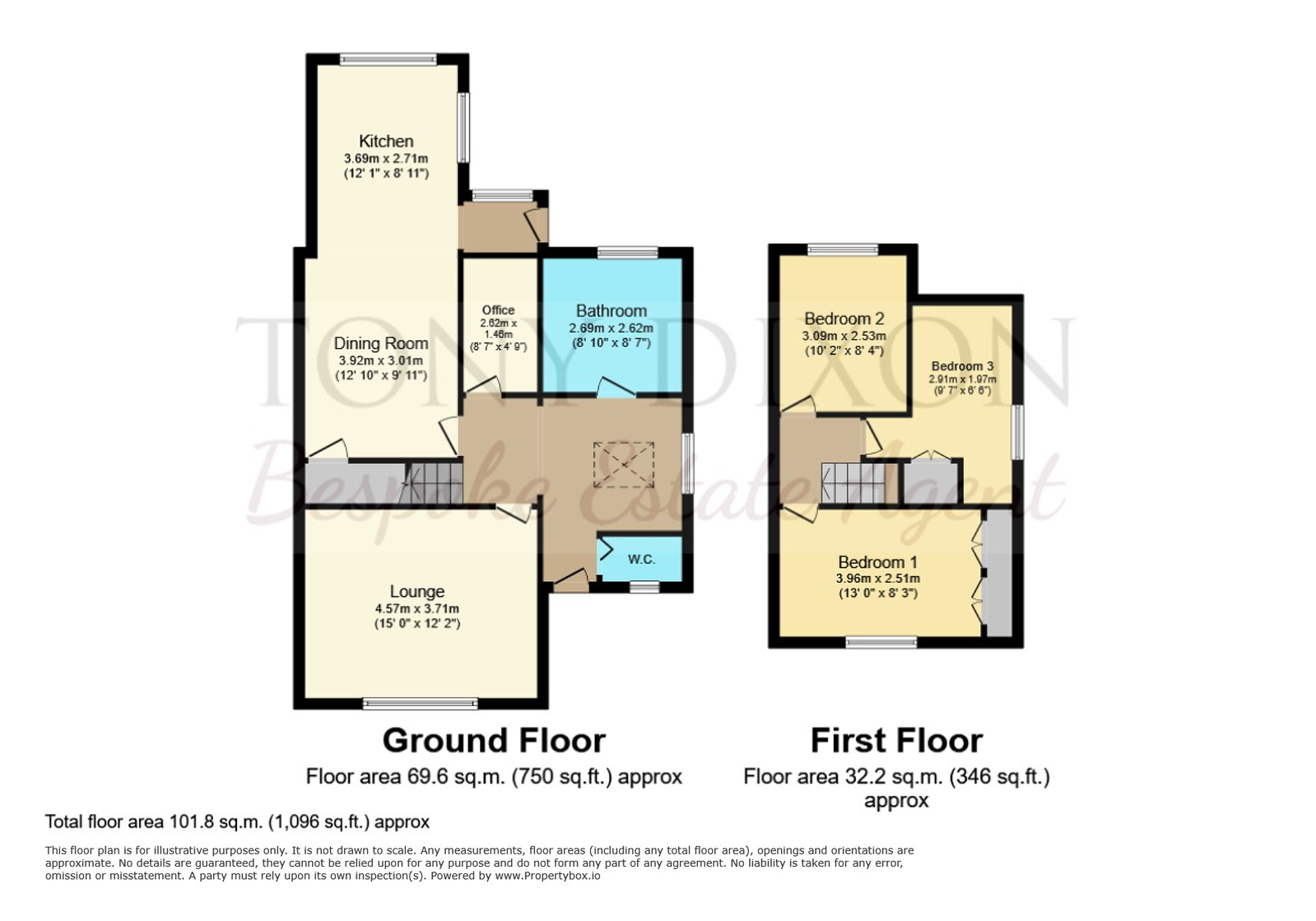 56, Scot Lane, Bolton floorplan