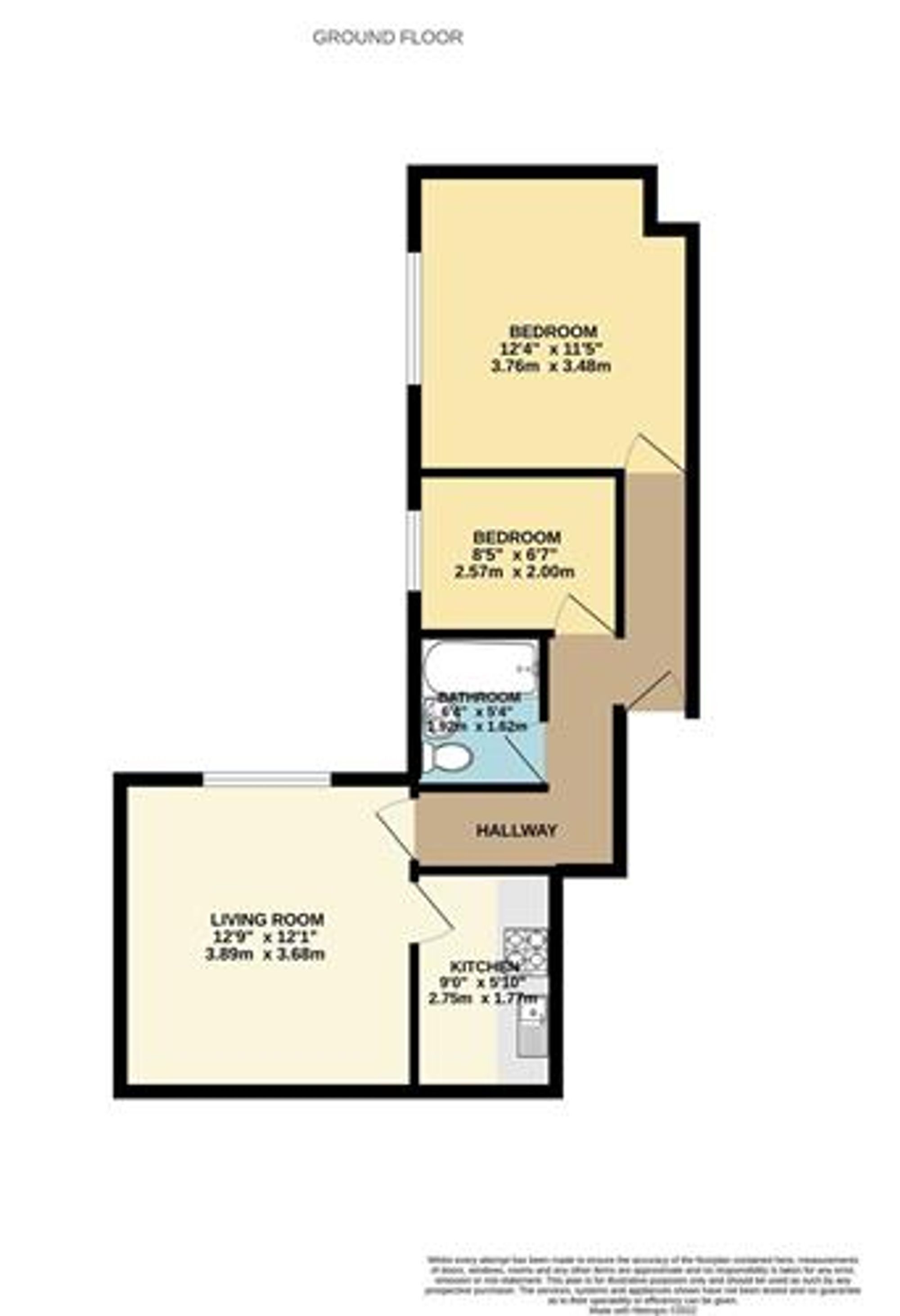 32C Church Street, Blaenau Gwent floorplan