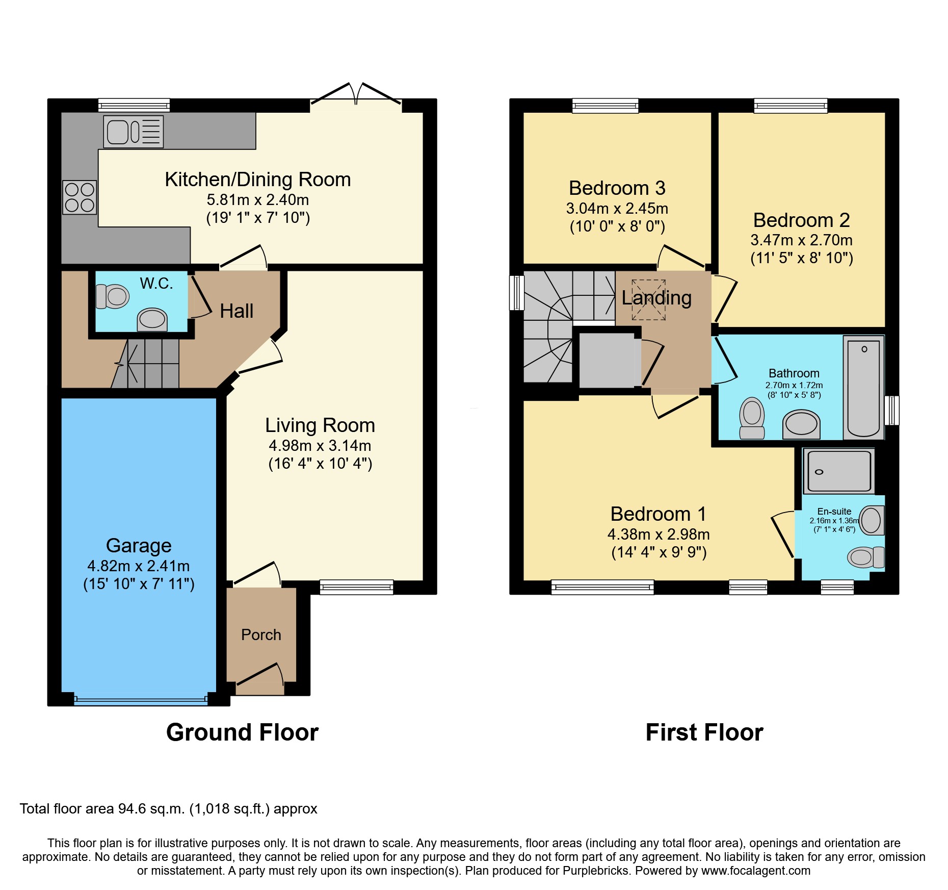 32, Flay Field, Exeter floorplan