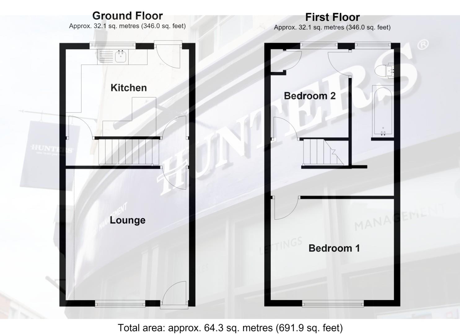 1, Reservoir Street, Darwen floorplan