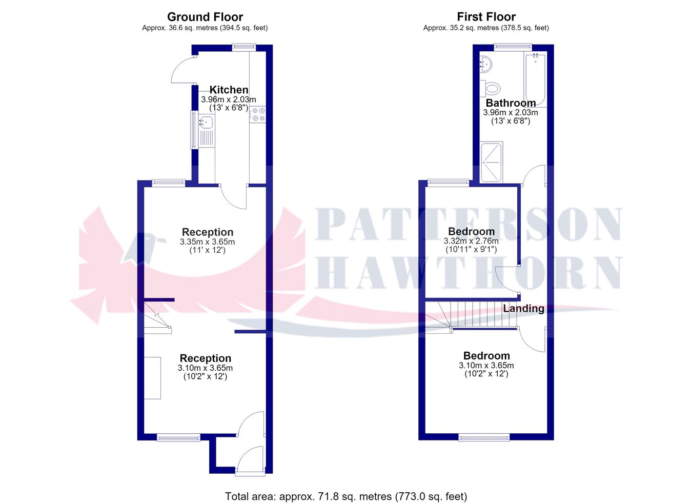 38, Melville Road, Rainham floorplan