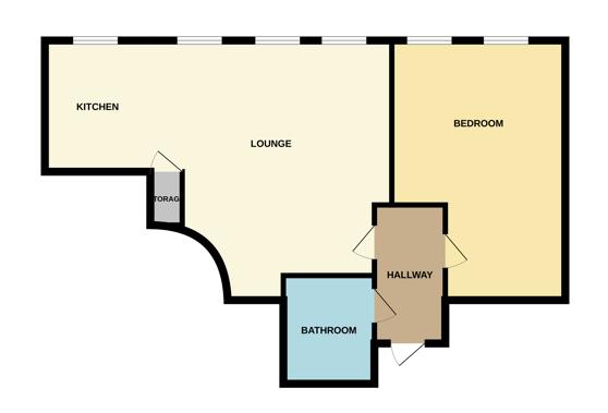 Flat 13, China House, Manchester floorplan