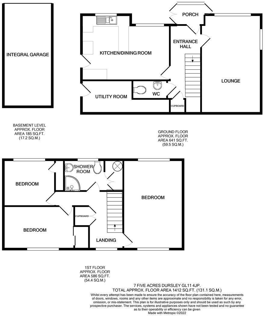 Five Acres, Dursley floorplan