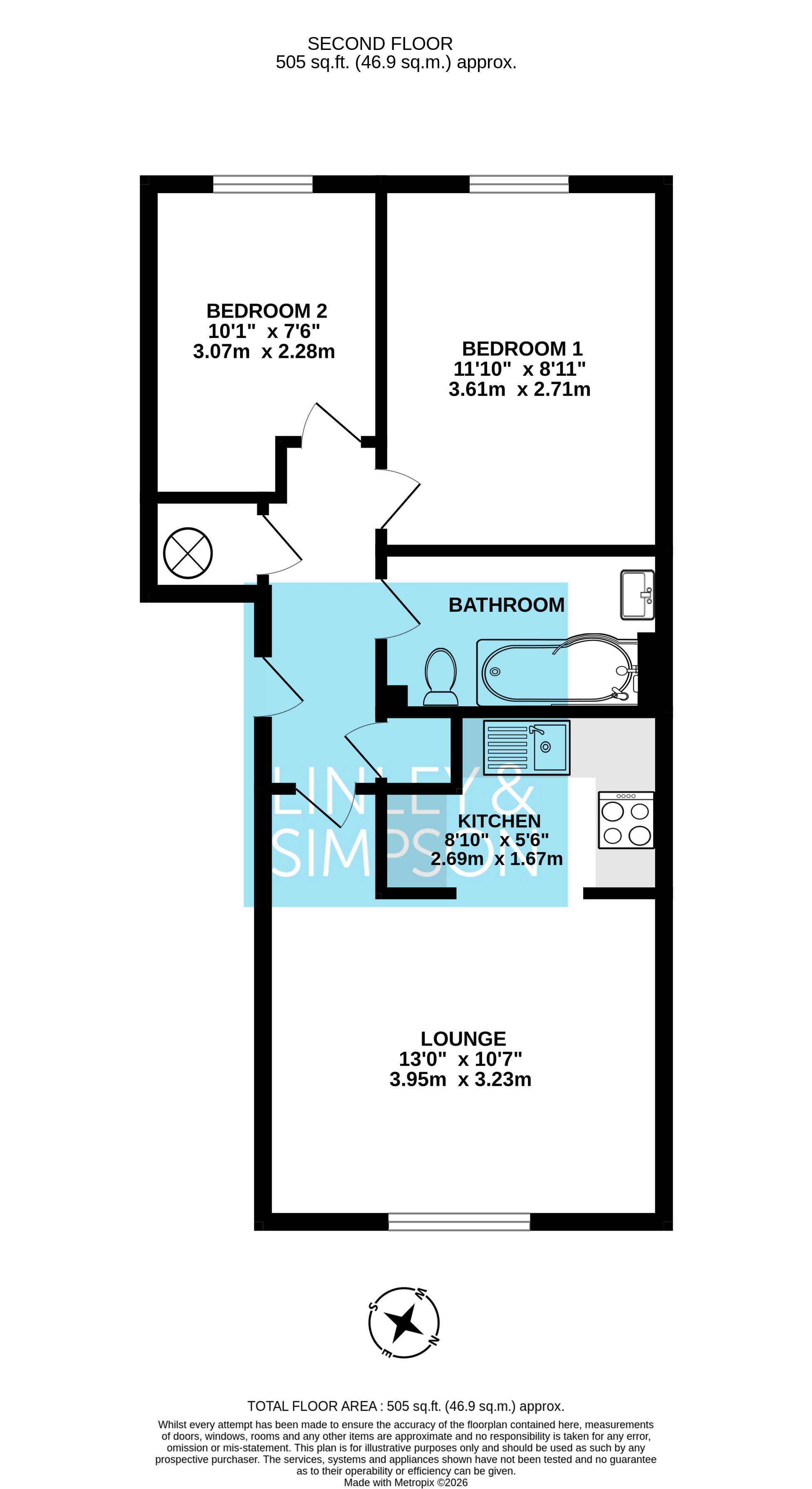11,, Covent House, York floorplan