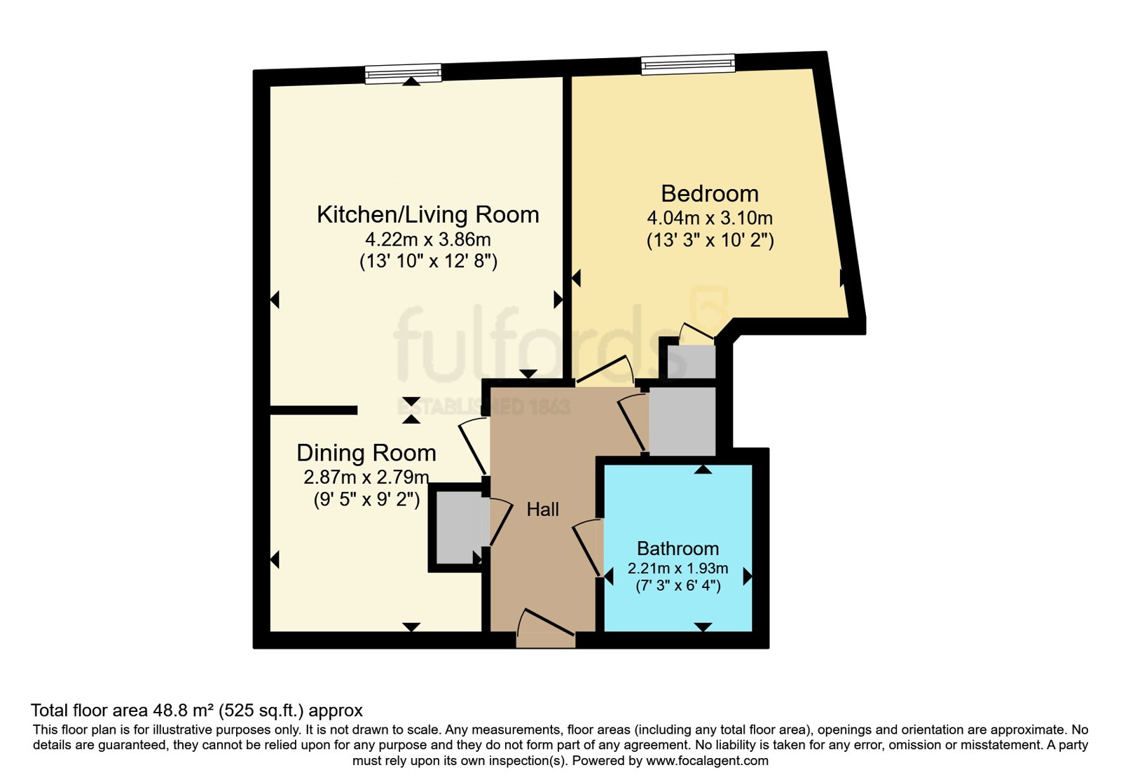 Apartment 21, Bedford House, 14, Bedford Street, Exeter floorplan