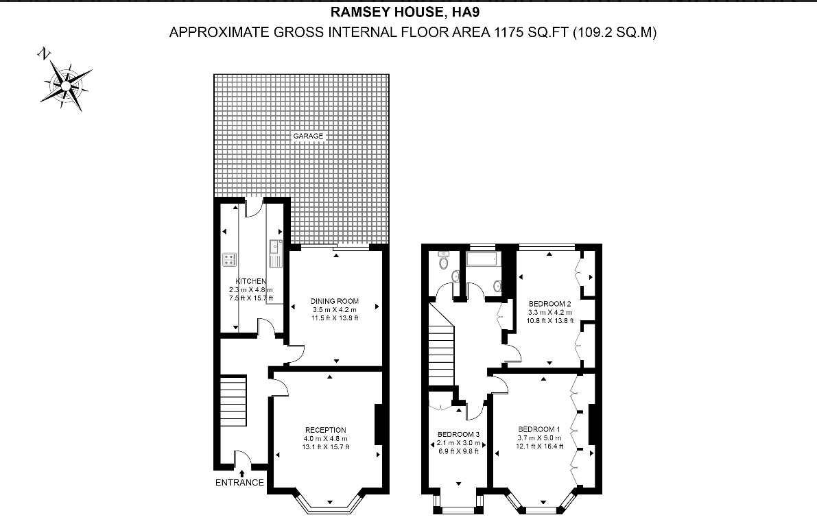 Ramsey House , Wembley  floorplan