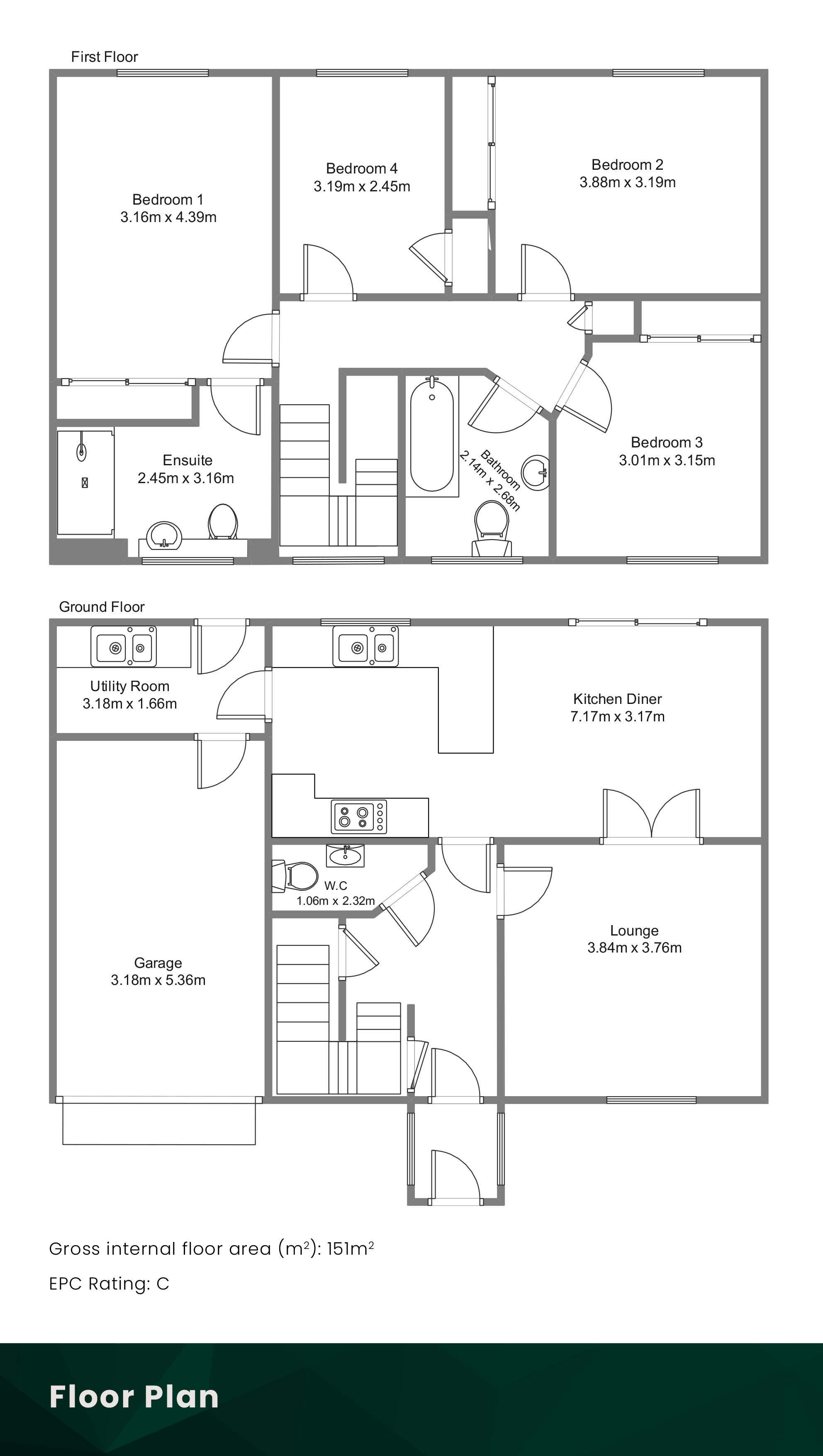 Knockomie Rise, Forres floorplan