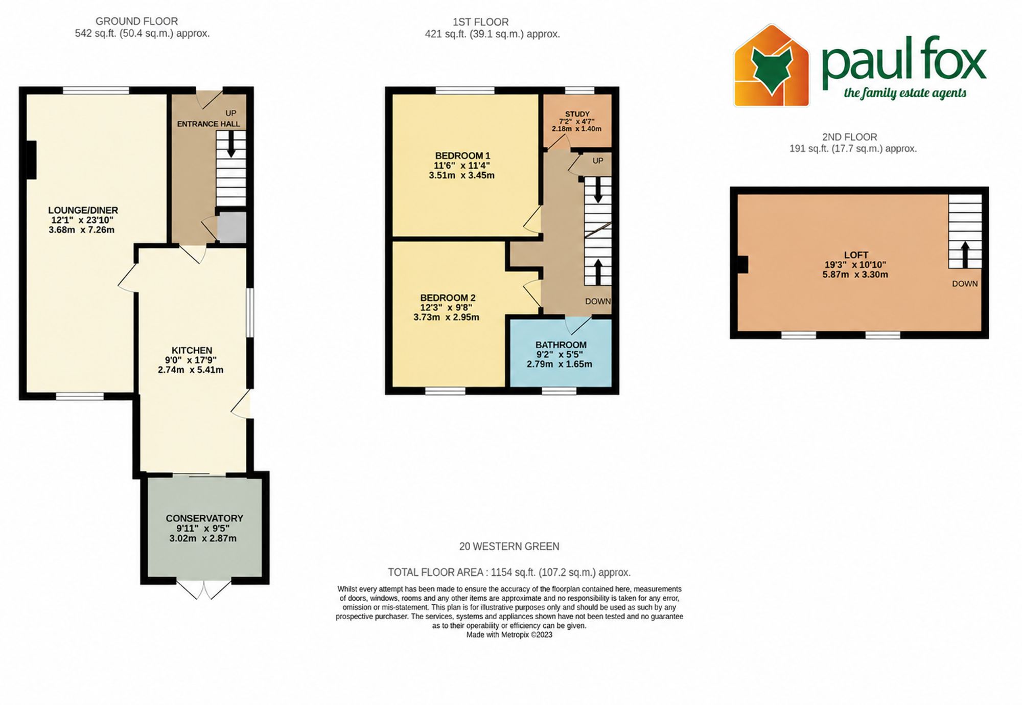20 Western Green, Scunthorpe floorplan