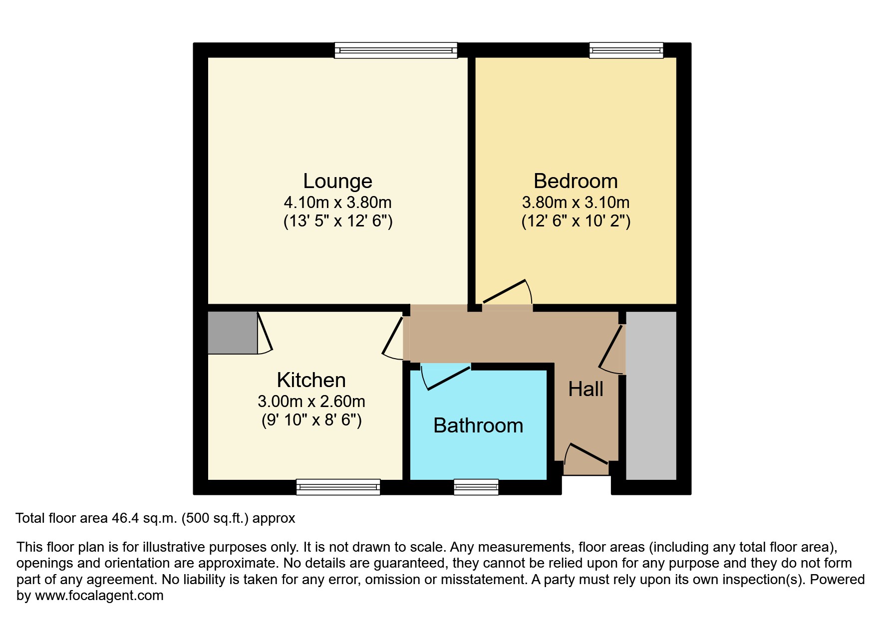 9, Godwin Walk, Northampton floorplan
