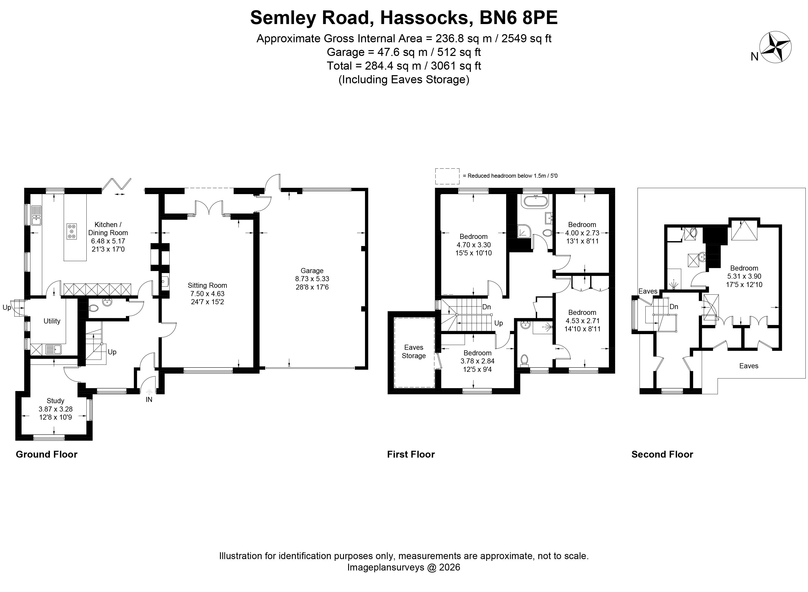 6, Semley Road, Hassocks floorplan