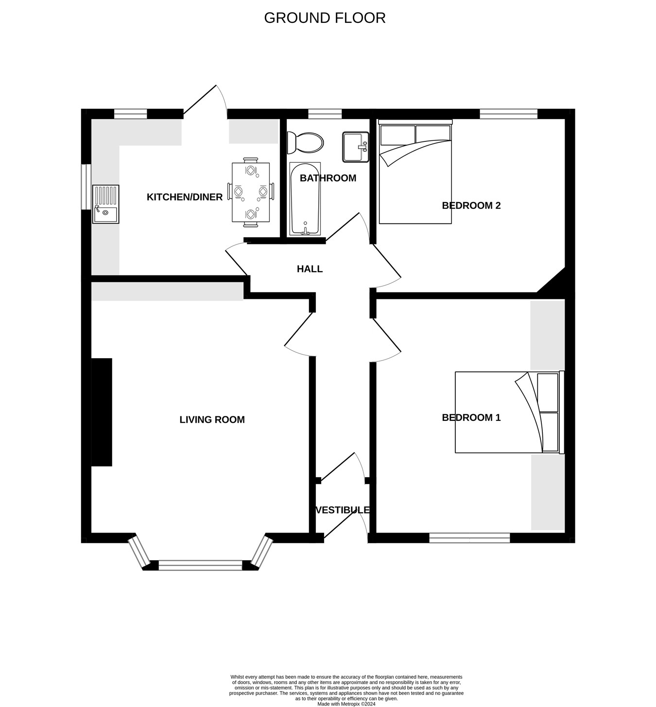 Arthur Street, Dunfermline KY12, 2 bedroom semidetached bungalow for