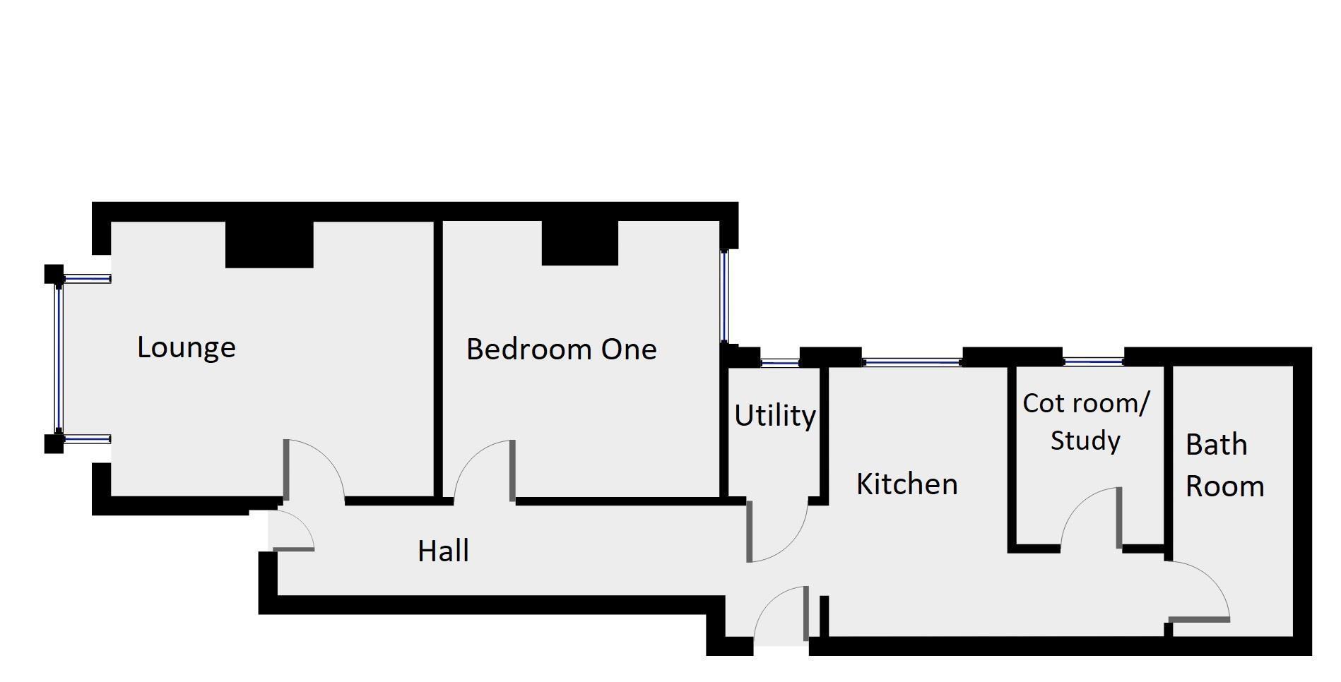 Flat 1, 46,,, Abbotsbury Road, Weymouth floorplan