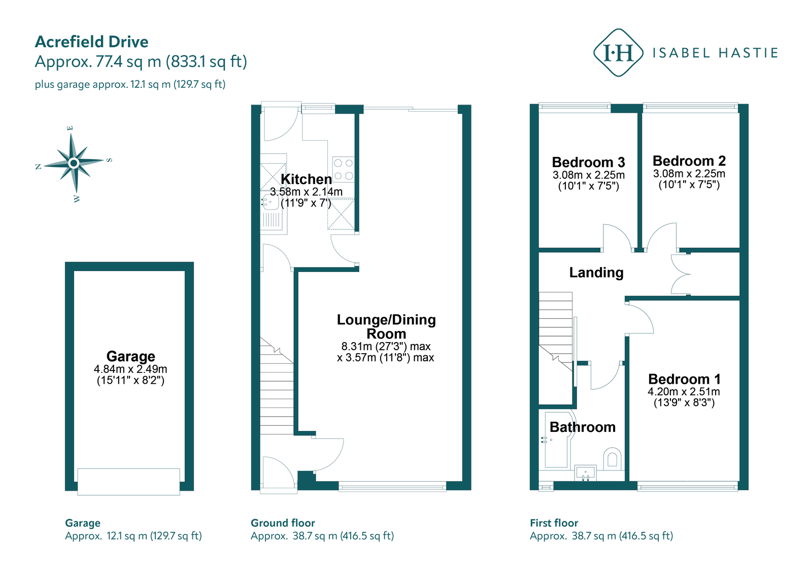 51, Acrefield Drive, Cambridge floorplan