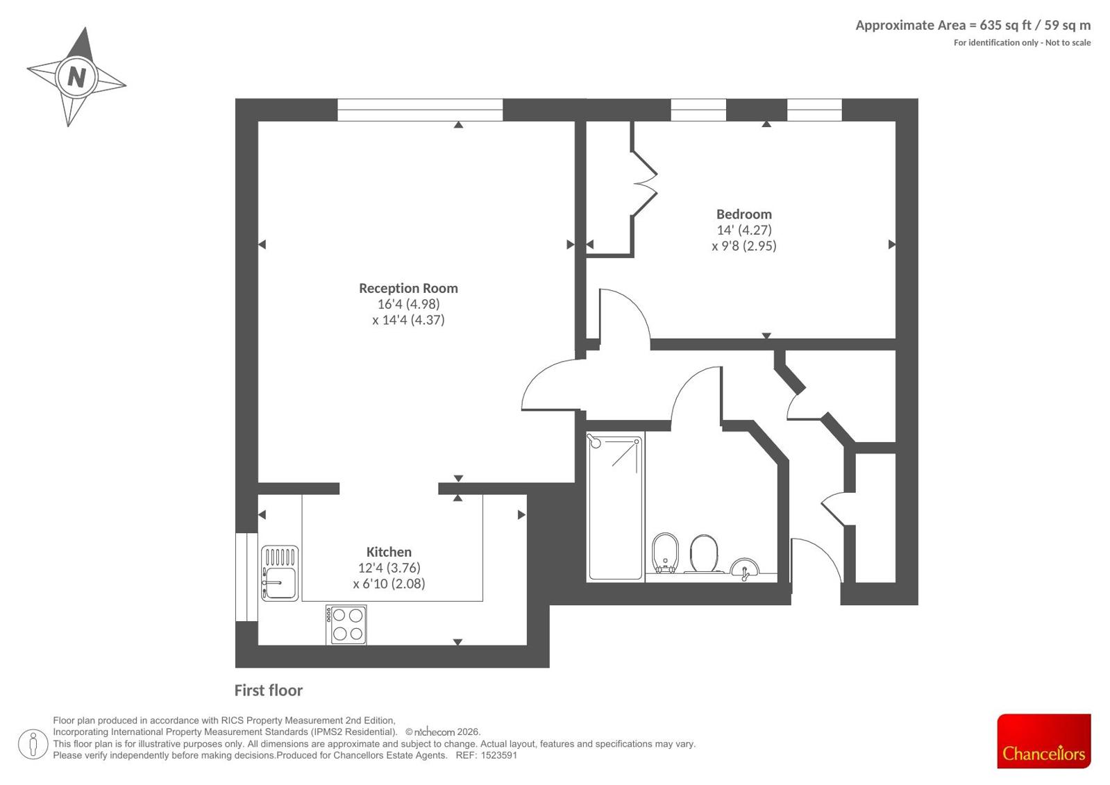 61 The Cloisters,, Pegasus Grange, Oxford floorplan