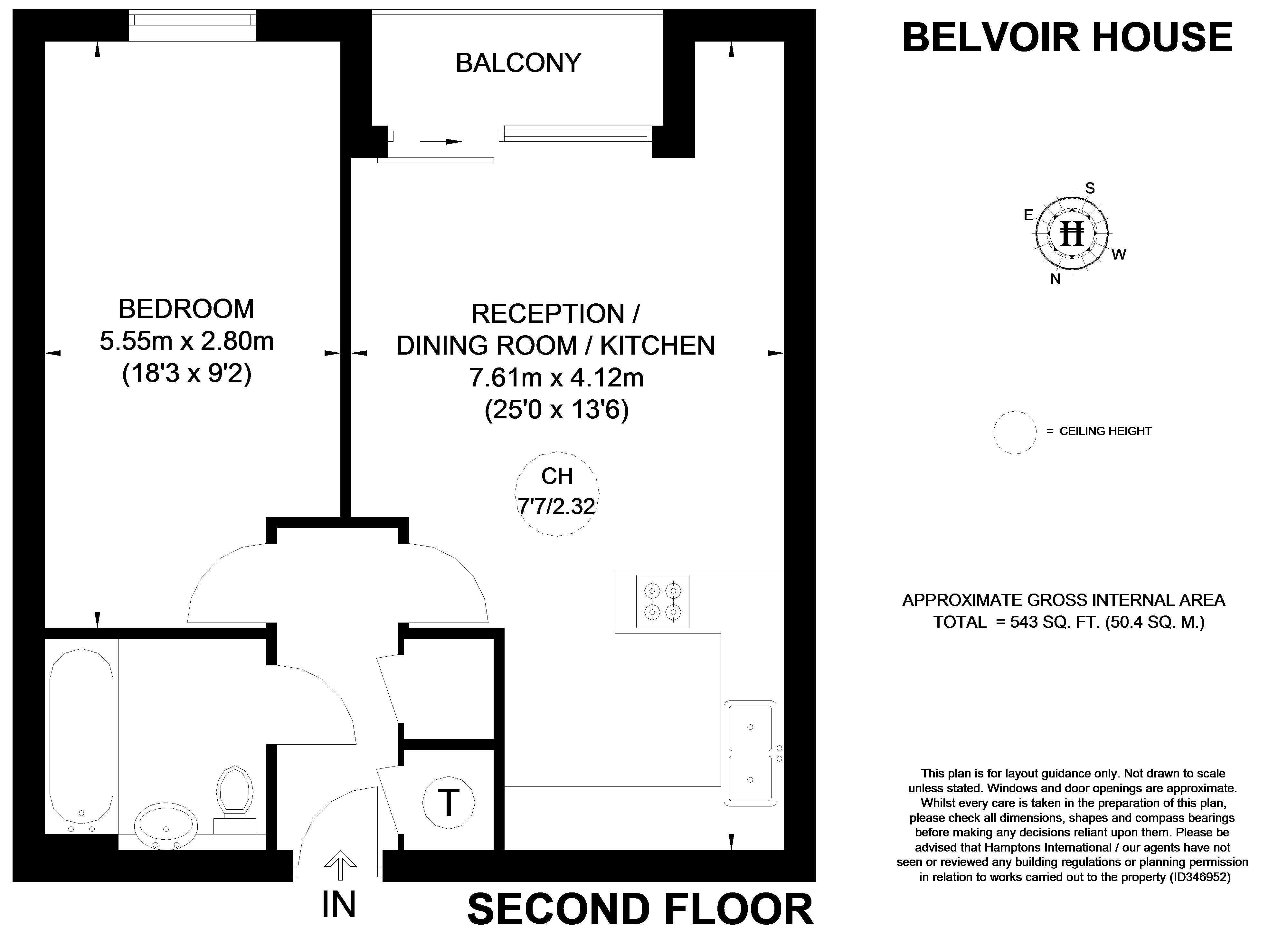 1 Bedrooms Flat to rent in Belvoir House, Vauxhall Bridge Road, London SW1V