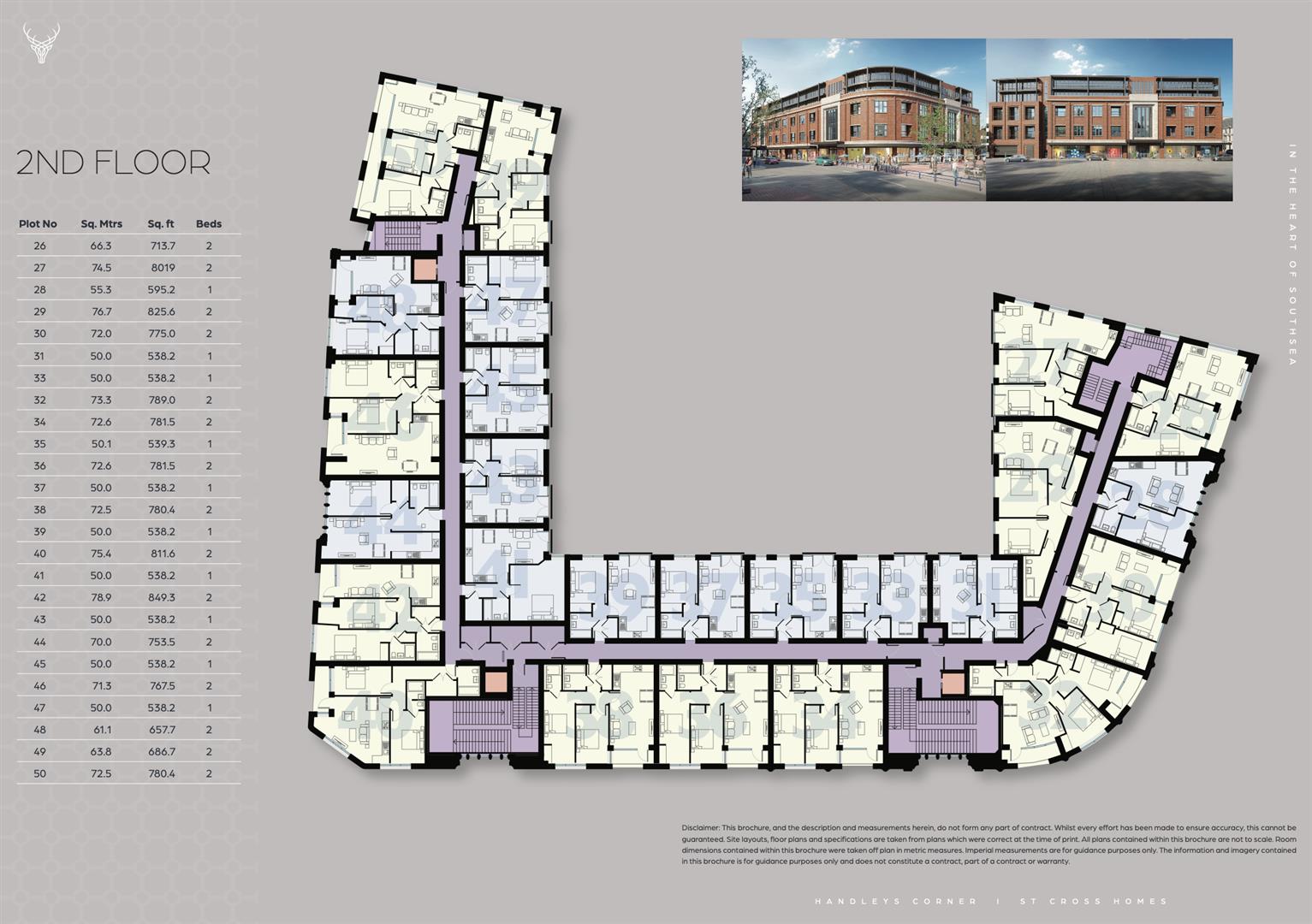 18, Handleys Corner, 44-46 Palmerston Road, Southsea floorplan
