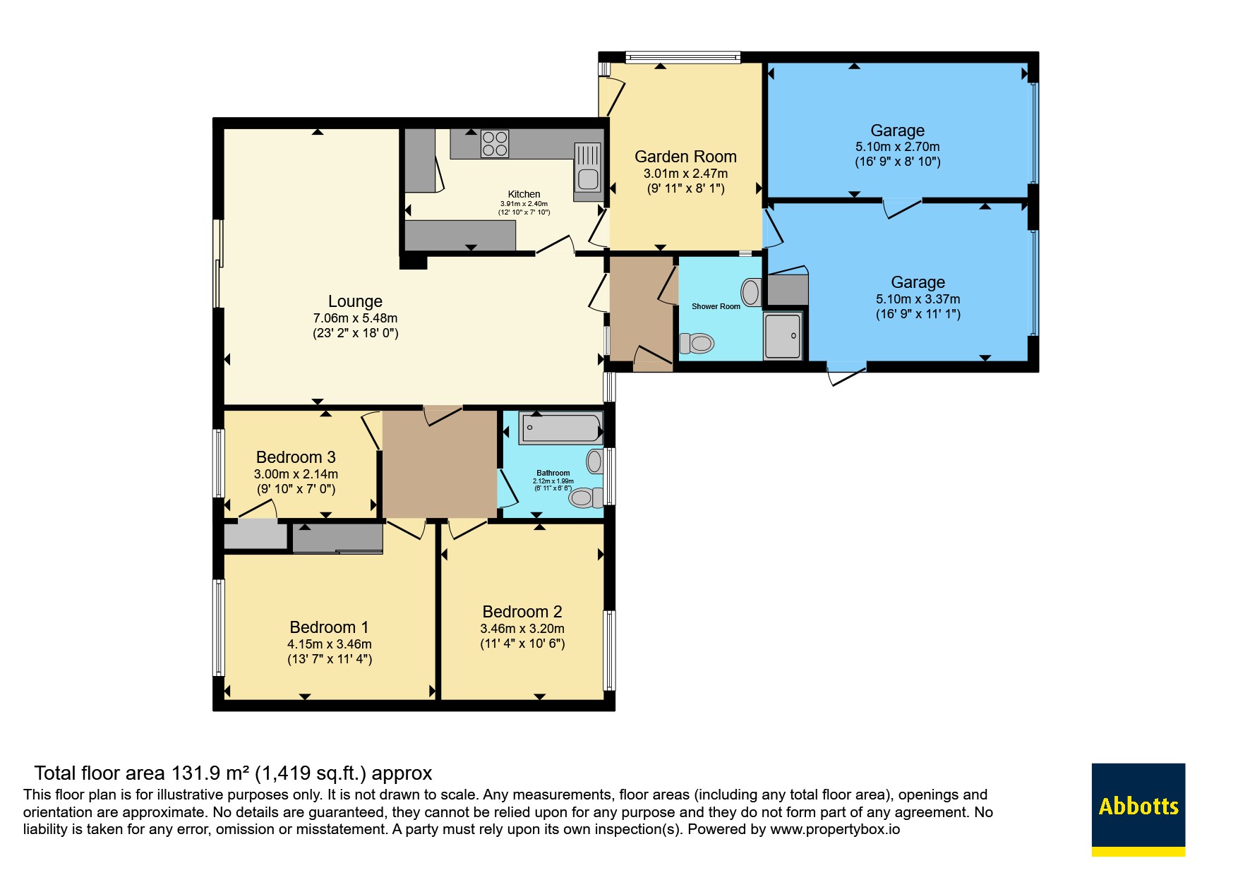 7, Latchmoor Lane, Great Yarmouth floorplan