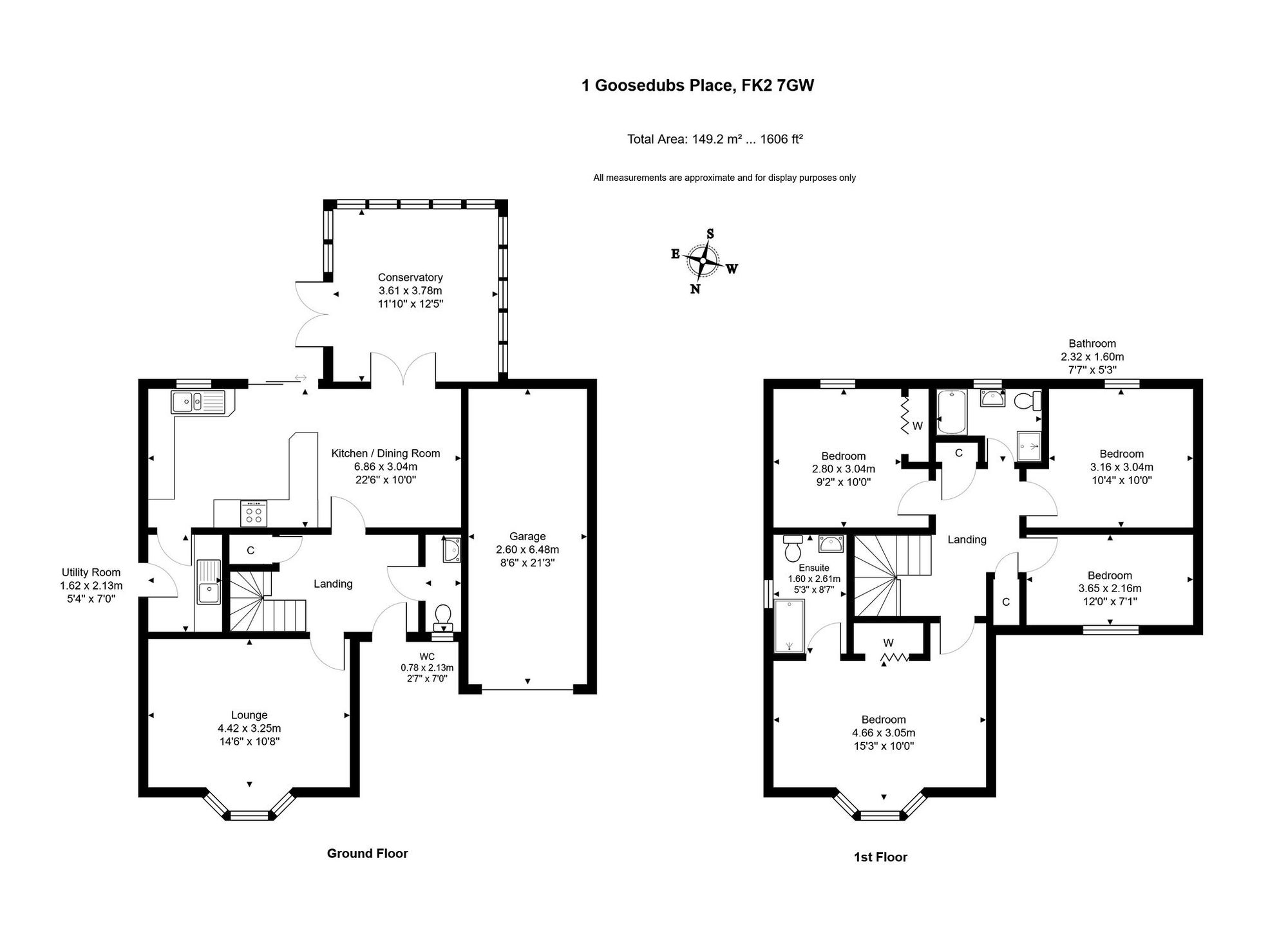 1 Goosedubs Place, Falkirk floorplan
