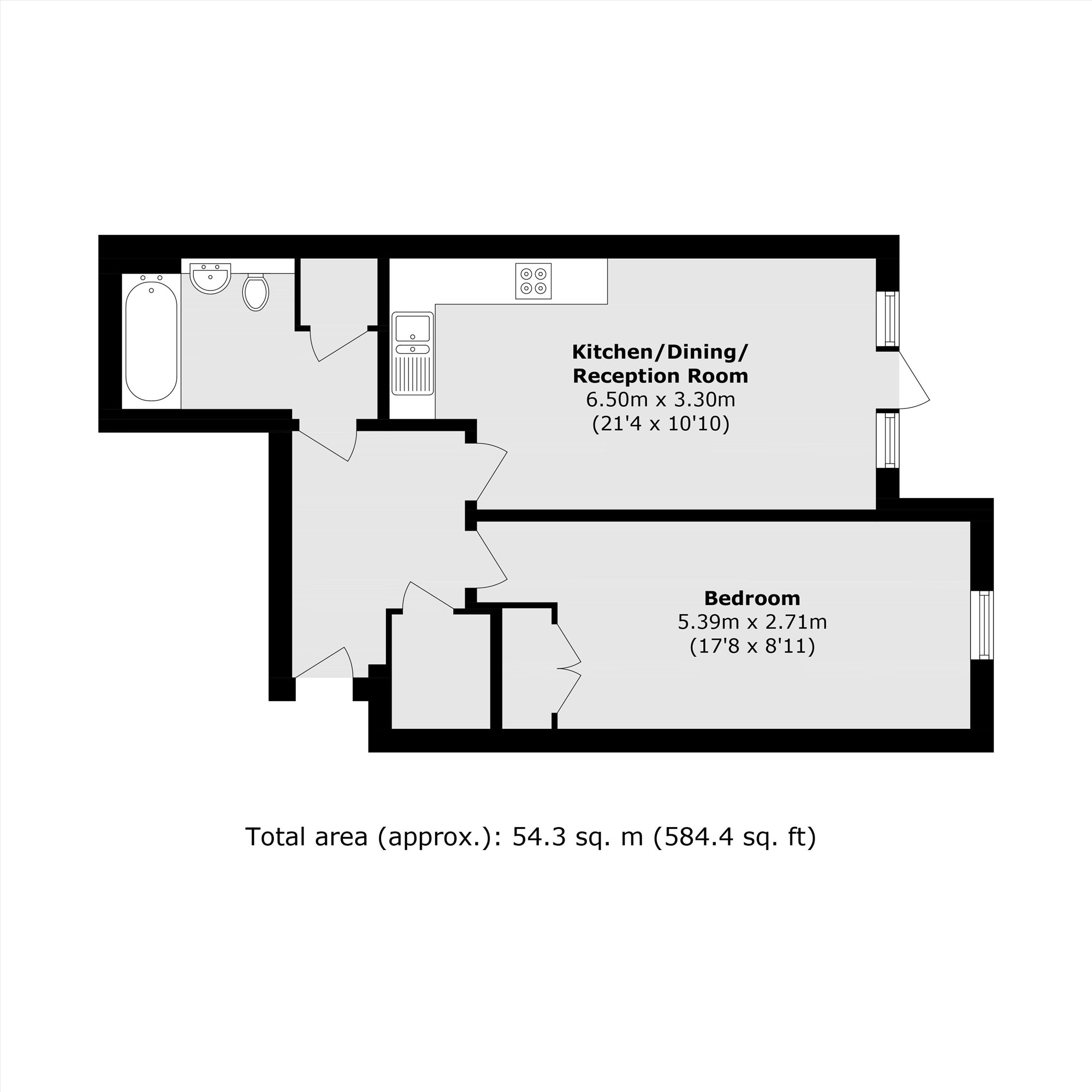 Hardwicks Square, London floorplan