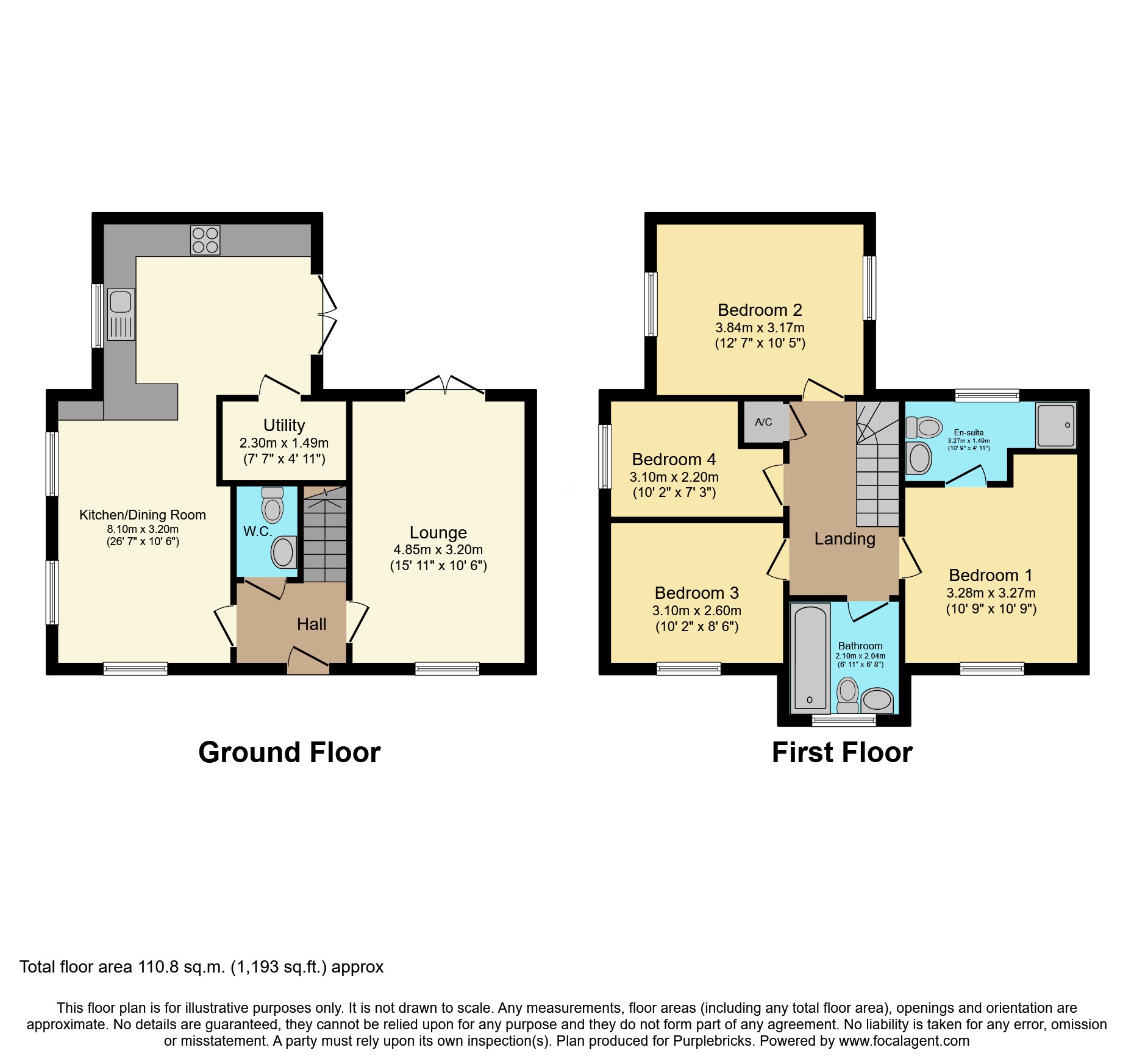 2, Roehurst Lane, Winsford floorplan