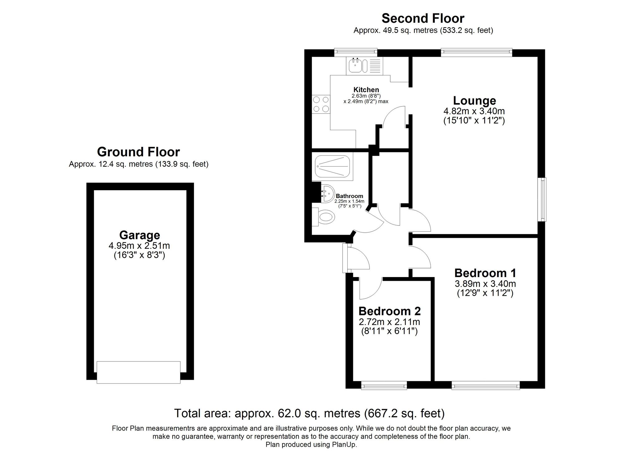 10 Tennyson Court Tennyson Close, Royston floorplan