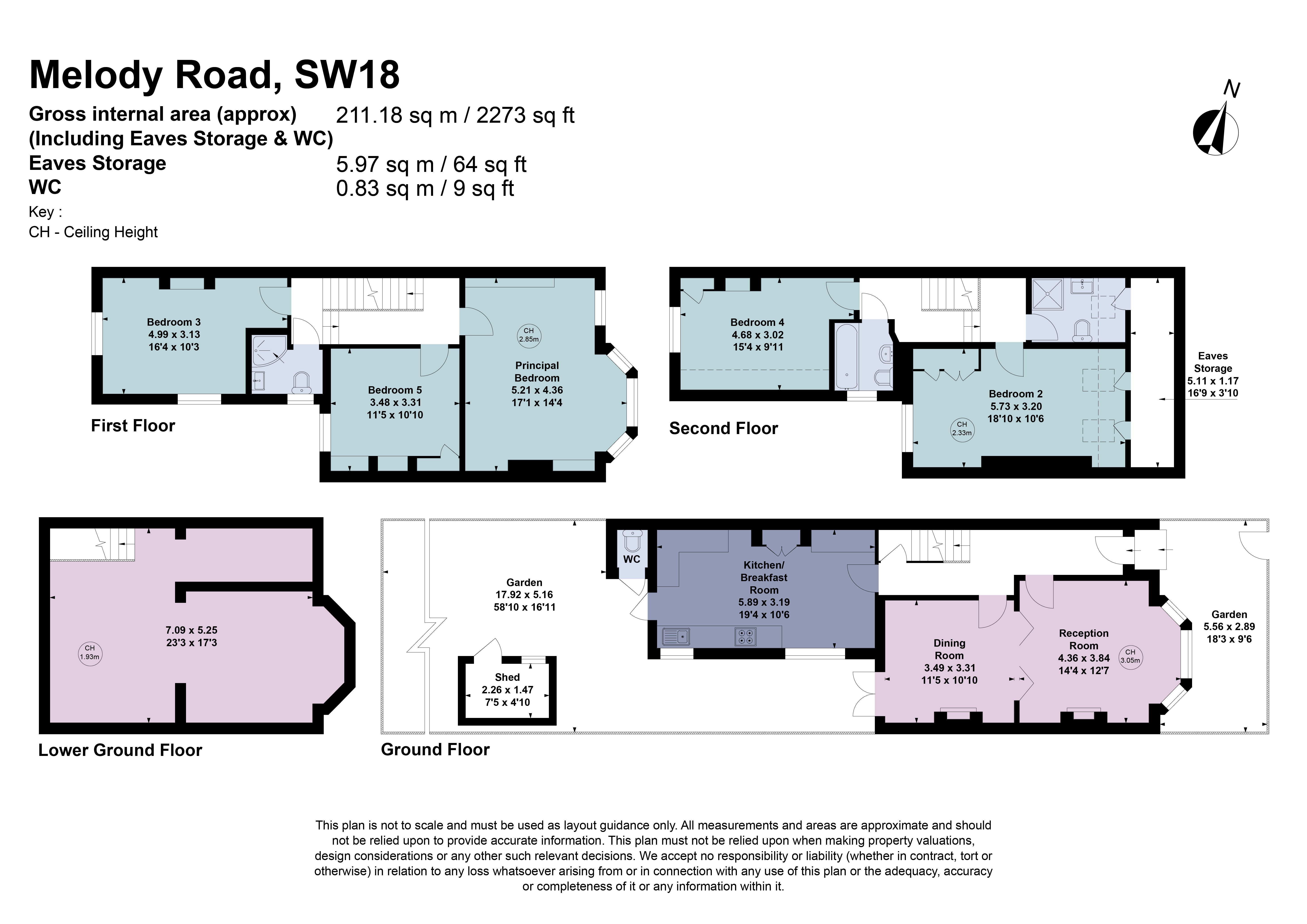 54, Melody Road, London floorplan
