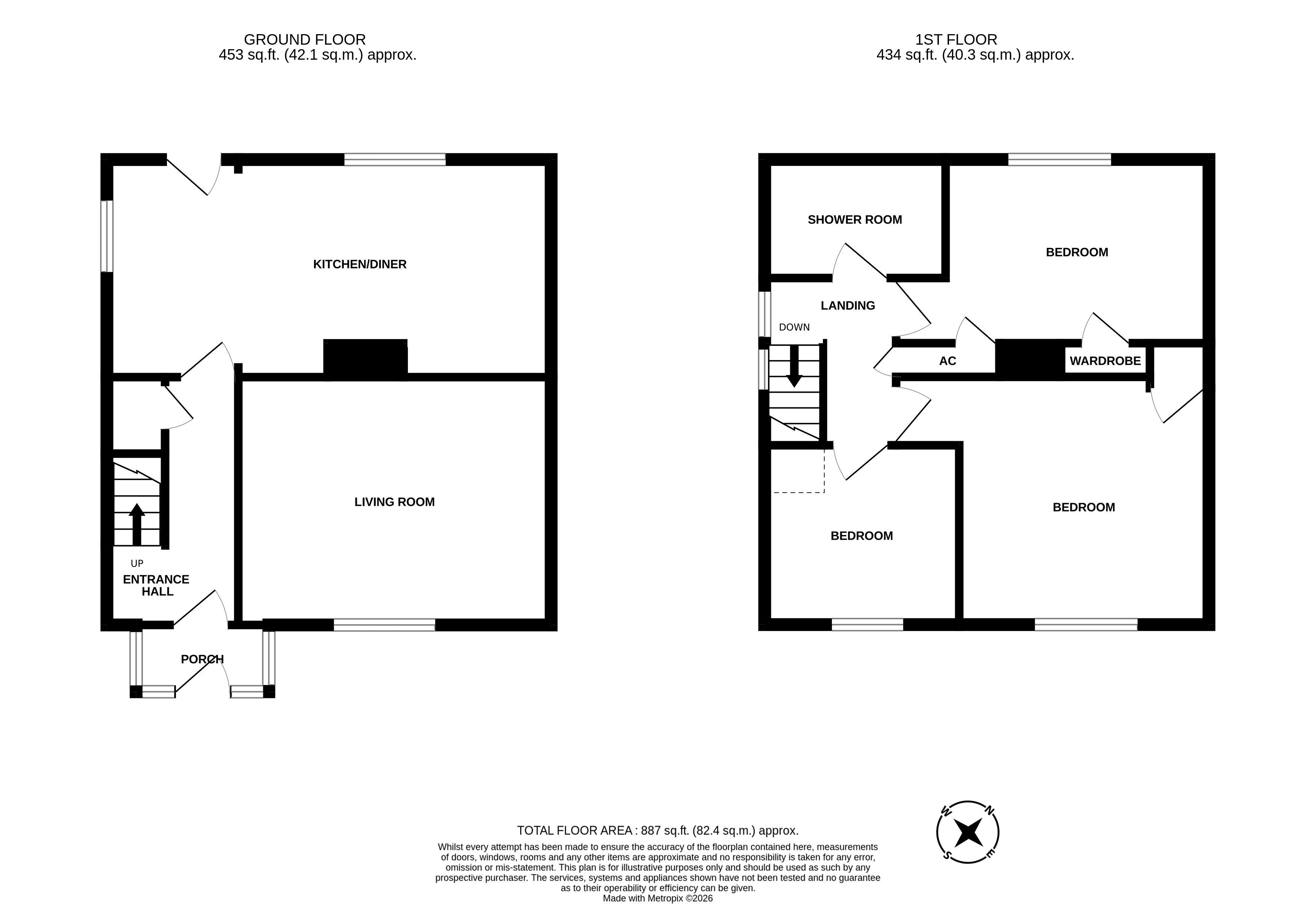 3, Steeple Close, Kidderminster floorplan